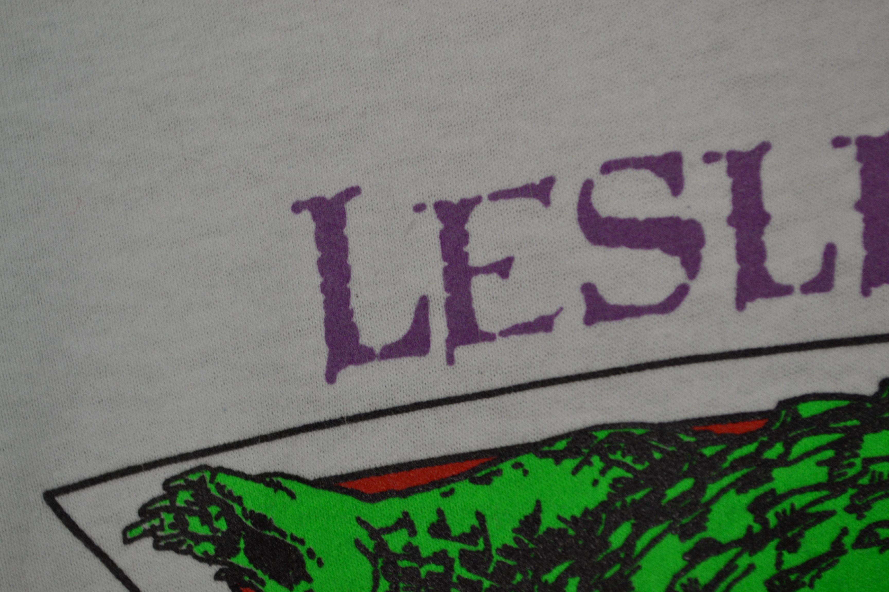 Band Tees Leslie West 90 Alligator Tour Vintage Signed White T-shirt L Size US L / EU 52-54 / 3 - 4 Thumbnail