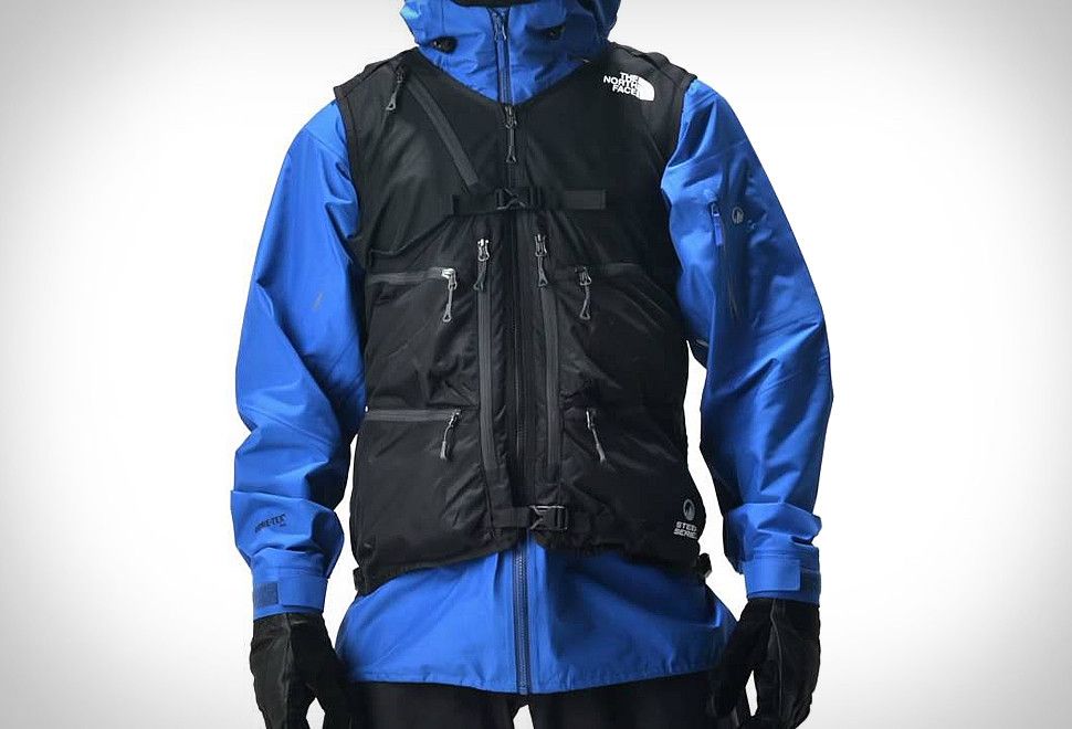The North Face × Vintage North Face Powder Guide Vest - Steep Series - Black - XL Size US XL / EU 56 / 4 - 7 Thumbnail
