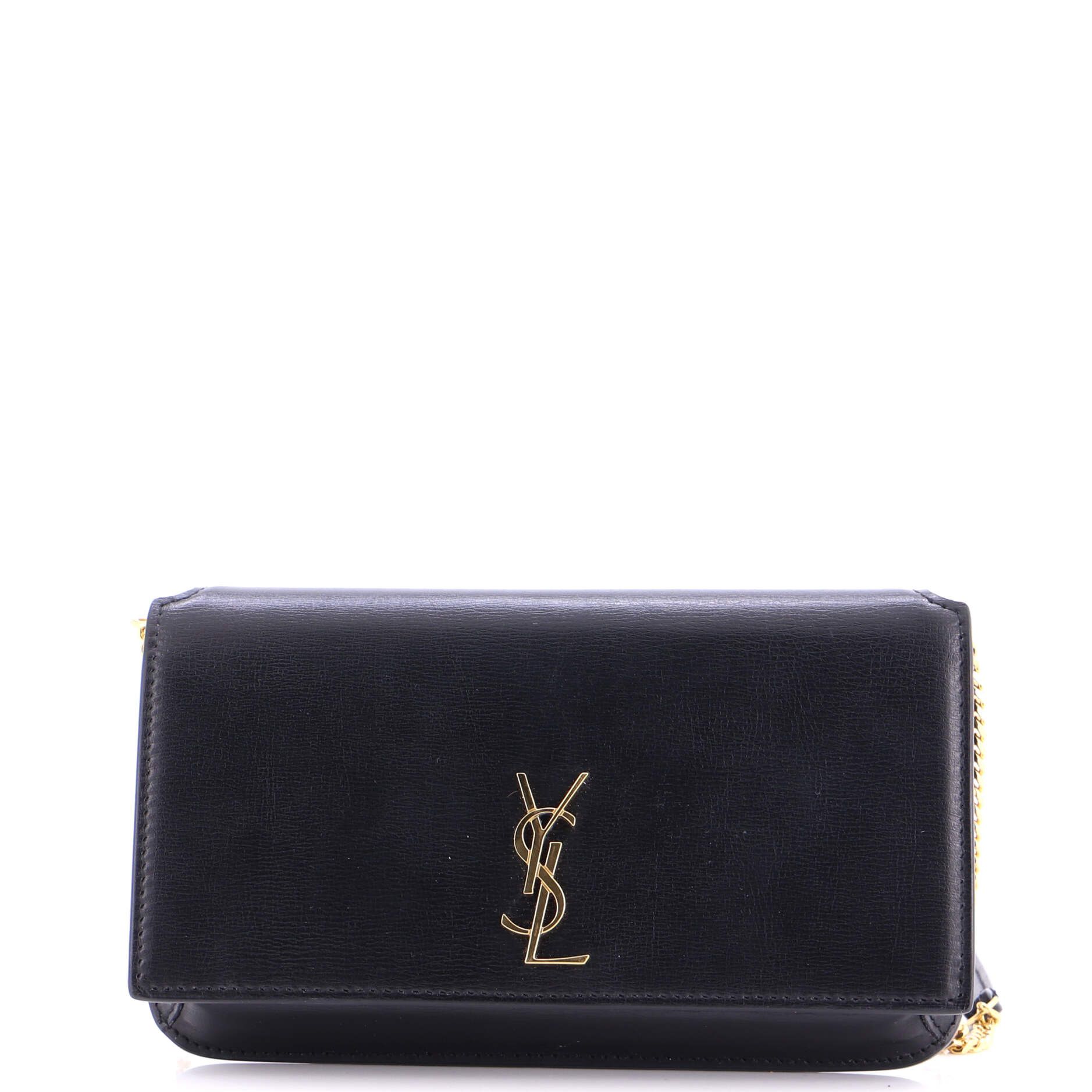 Saint Laurent Paris Classic Monogram Phone Holder Shoulder Bag Size ONE SIZE - 1 Thumbnail
