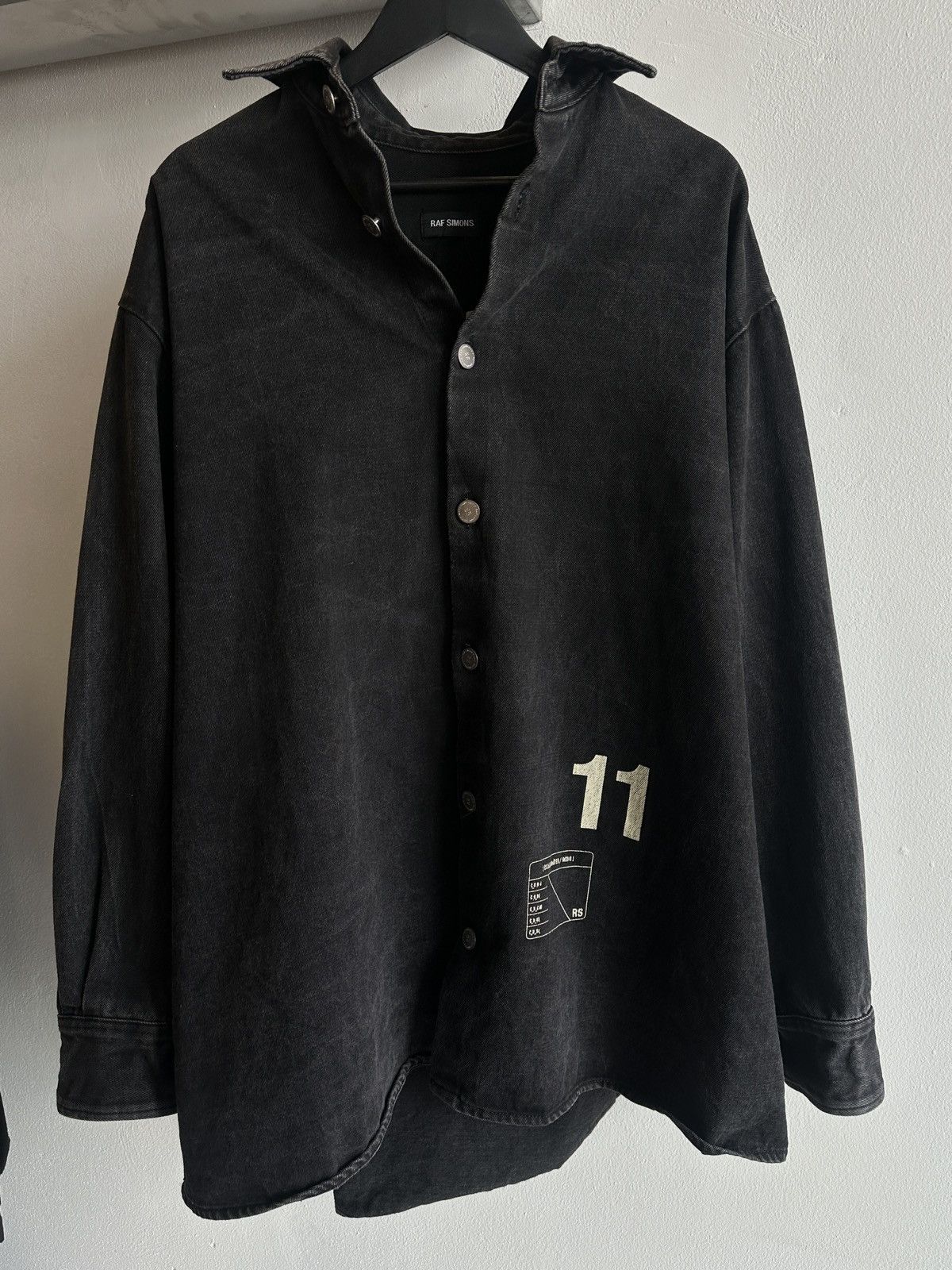 Raf Simons Raf Simons AW18/19 Denim Easy Fit Shirt Size US S / EU 44-46 / 1 - 1 Thumbnail