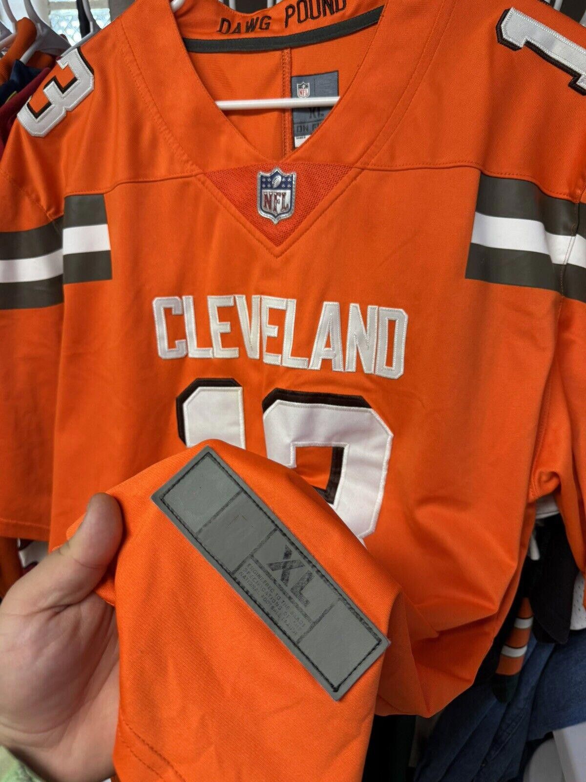 NFL NFL Cleveland Browns Odell Beckham Jr Jersey Size ONE SIZE - 7 Thumbnail