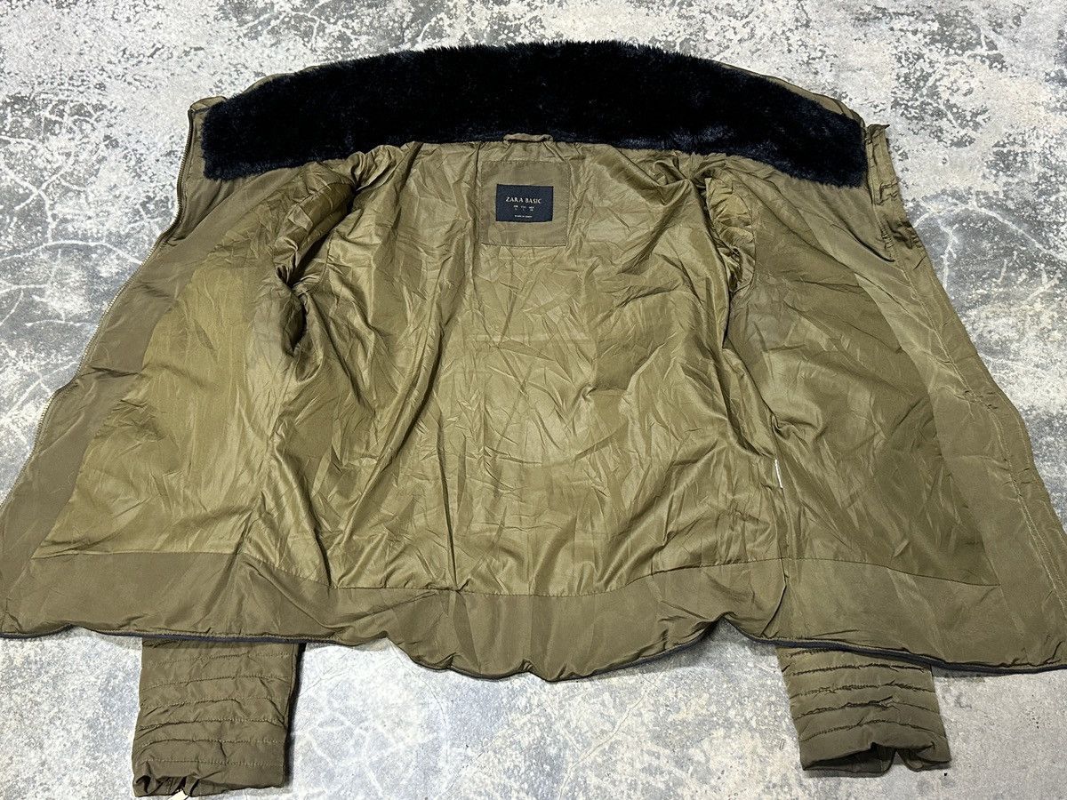 Vintage × Zara Distressed 🔥 Zara Basic Winter Puffers Jacket Size L / US 10 / IT 46 - 6 Thumbnail
