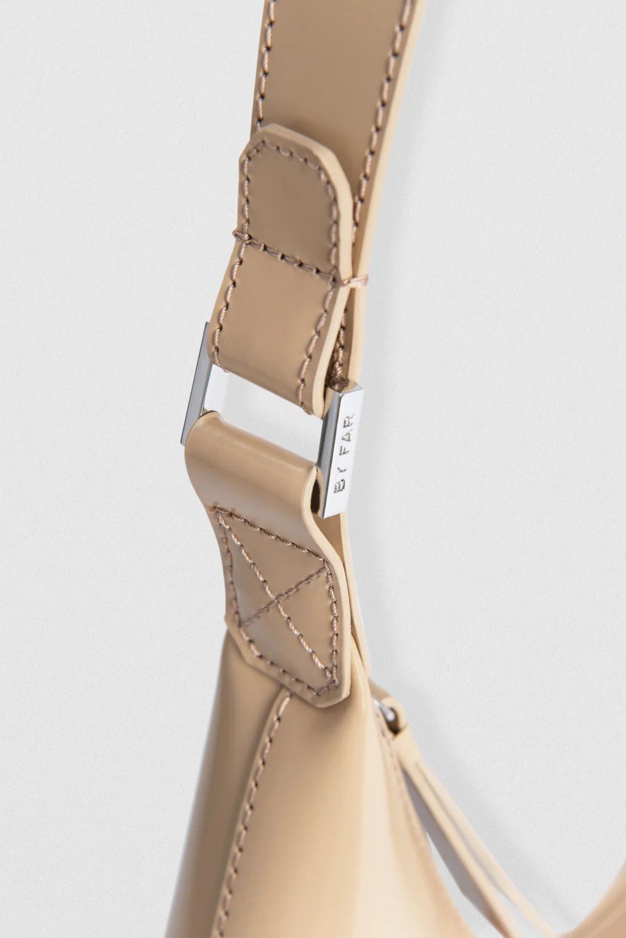 By Far o1mle1224 Size: OS/ Patent Leather Bag in Beige Size ONE SIZE - 3 Thumbnail