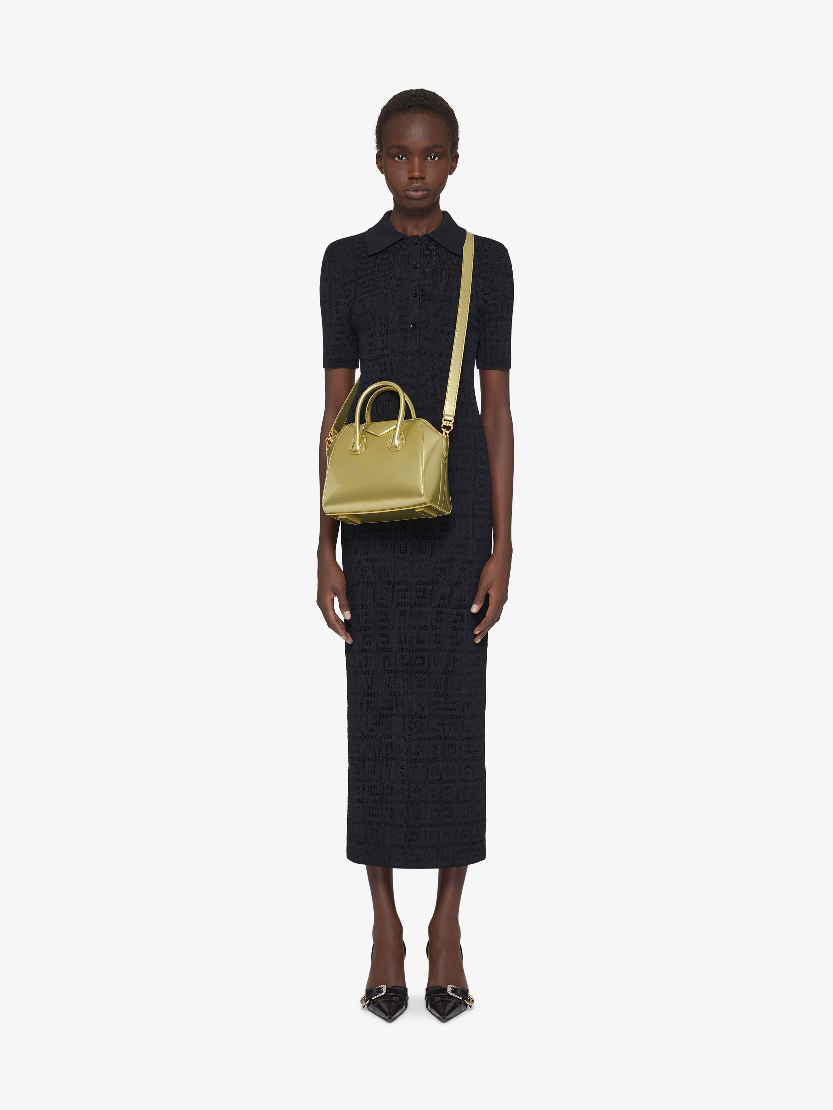 Givenchy o1srvl11e0625 Size:OS/ Mini Antigona Handbag in Green Size ONE SIZE - 5 Thumbnail