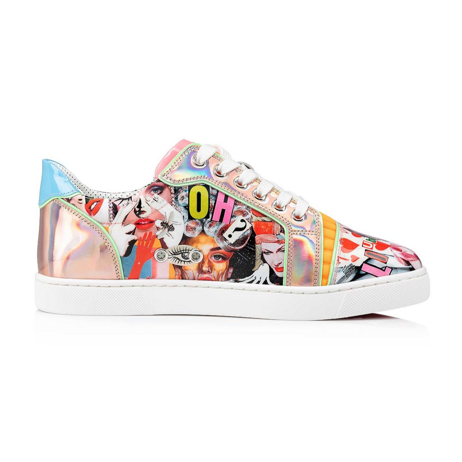 Christian Louboutin Christian Louboutin Vieira Flat Patent Low Top Sneaker 42 Size US 12 / IT 42 - 3 Thumbnail