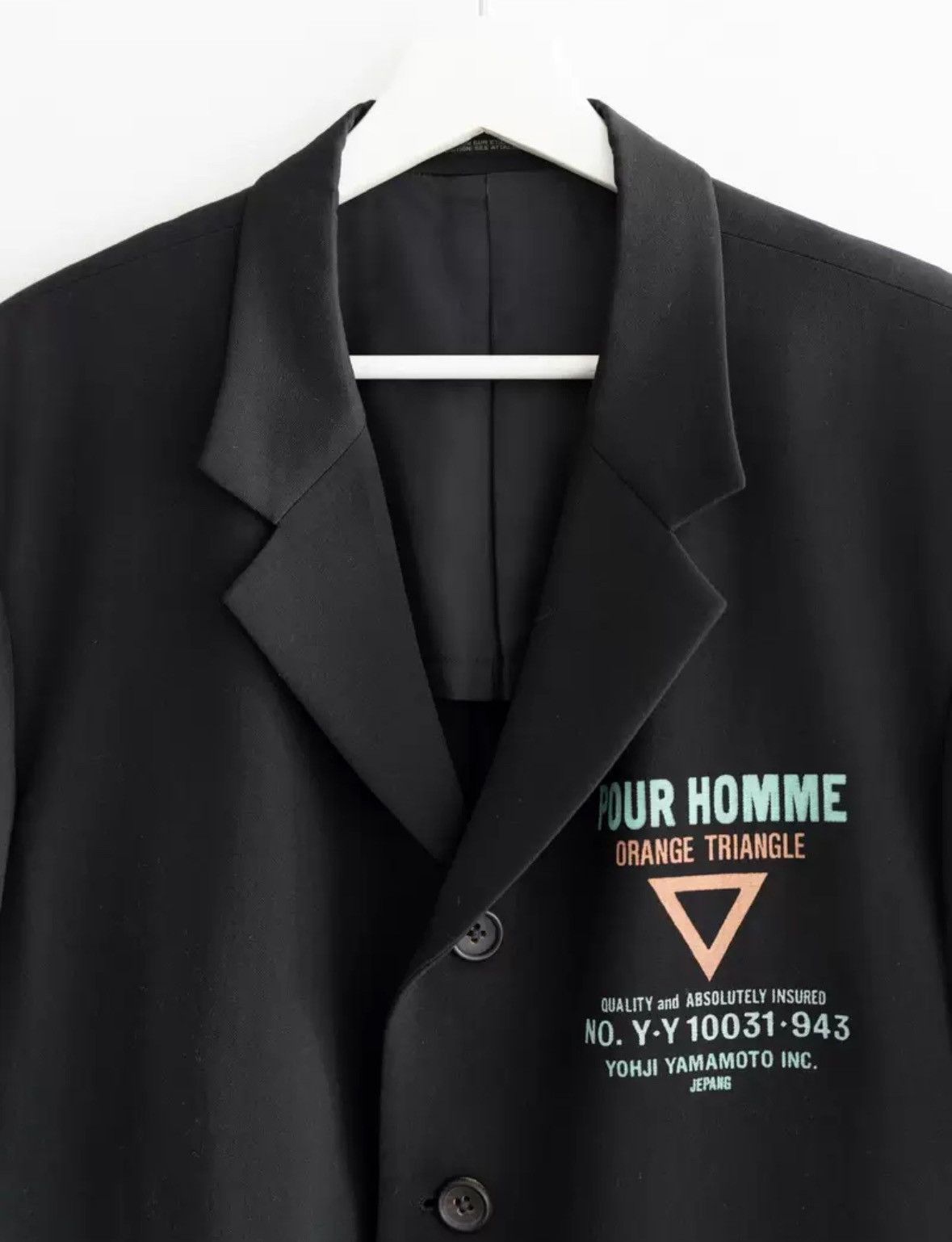 Yohji Yamamoto Yohji Yamamoto 93ss slogan seal suit 2412-Nextarrow Size US S / EU 44-46 / 1 - 3 Thumbnail