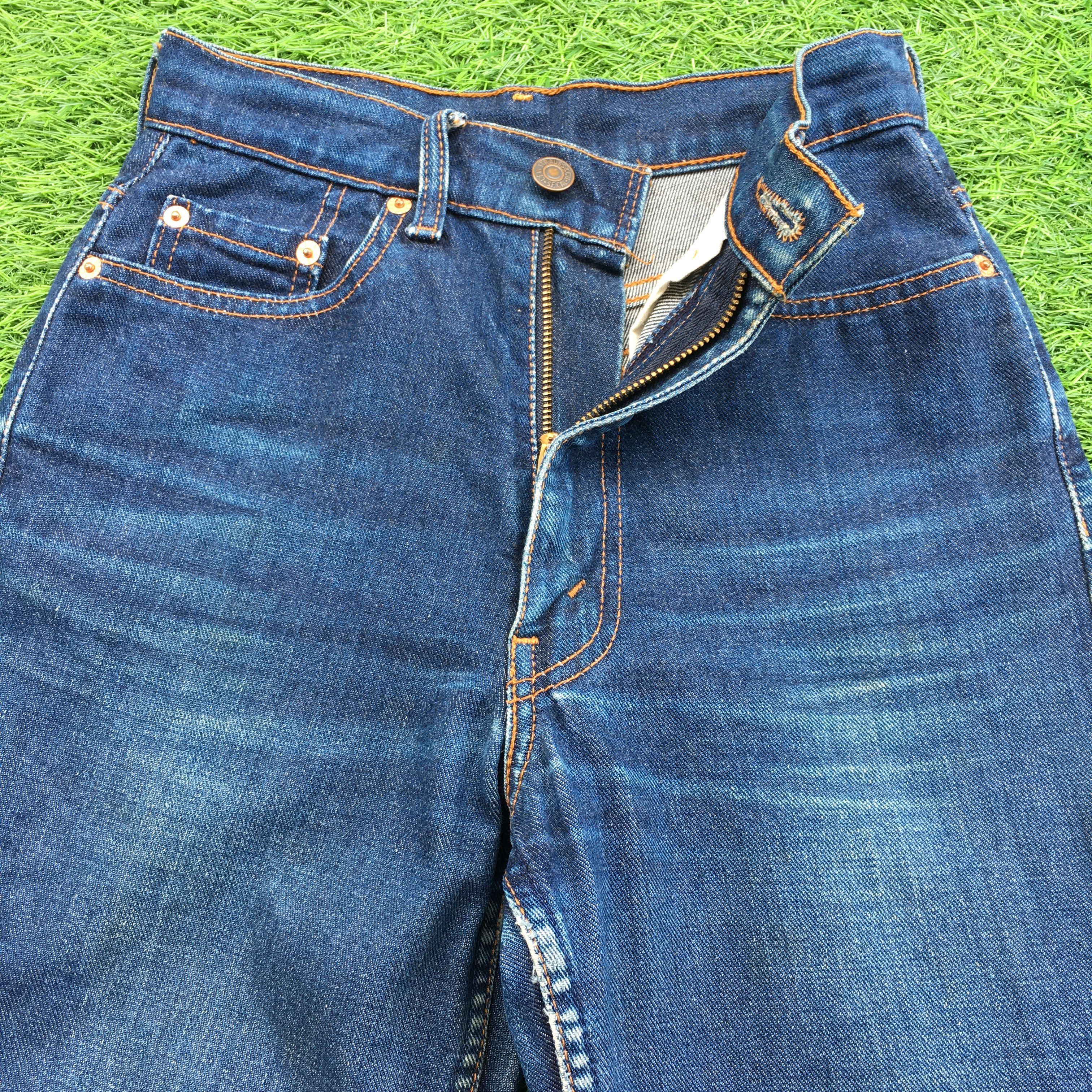 Jean Vintage 517 BootCut Jeans Faded Flare Denim W23 D-1193 Size 23" - 3 Thumbnail