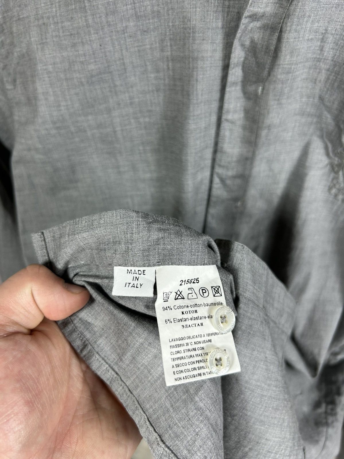 Cortigiani Rare Cortigiani Shirt Embroidered Logo Size 50 Italian Size US M / EU 48-50 / 2 - 8 Thumbnail