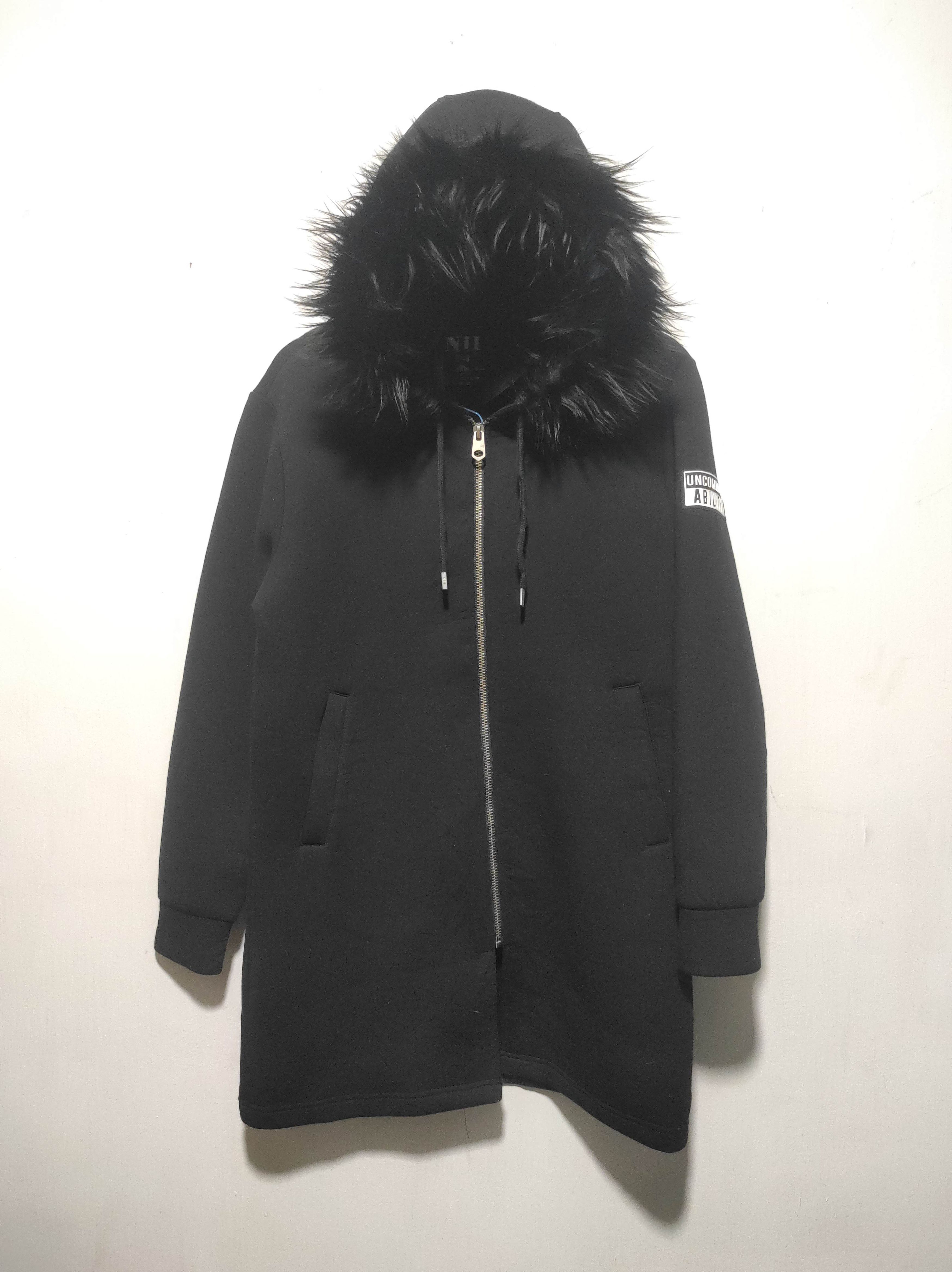 Hysteric Glamour NII Black Zip Fur Hoodie Parka LGB style Size US M / EU 48-50 / 2 - 2 Thumbnail