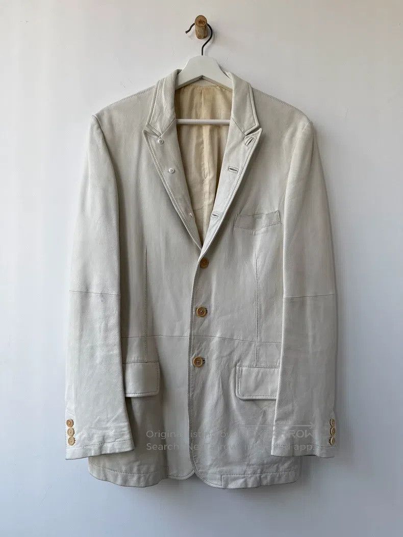 Yohji Yamamoto Yohji Yamamoto 2010 SS Main Line Show Sheepskin Suit Jacke Size US L / EU 52-54 / 3 - 2 Thumbnail