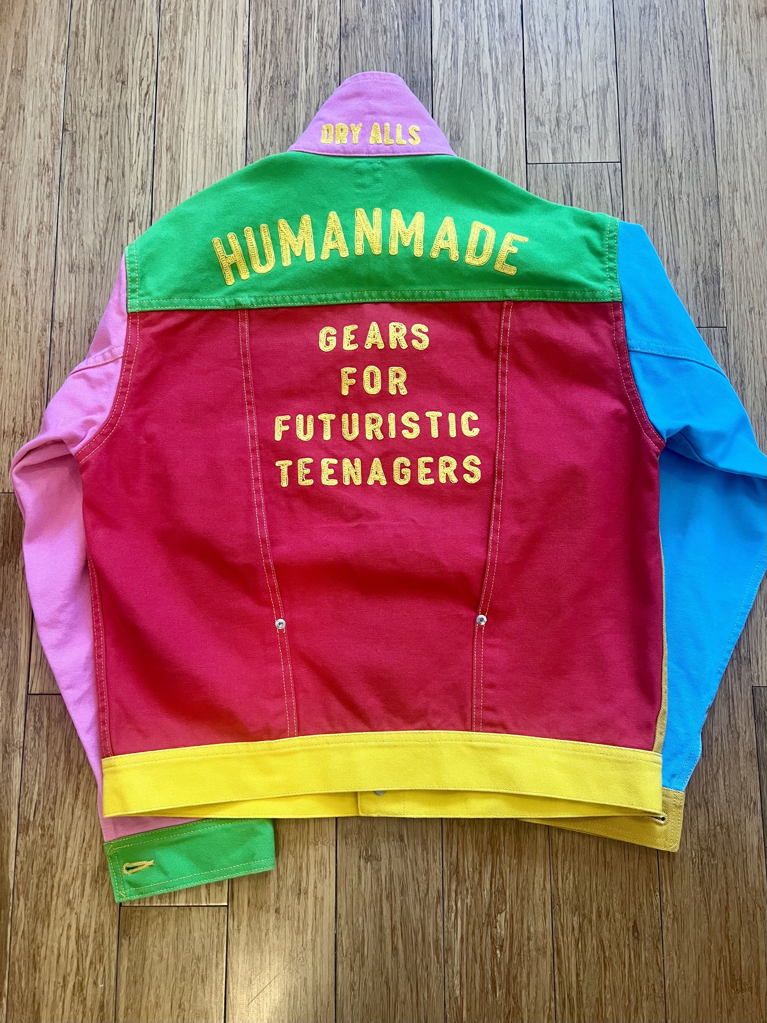 Nigo Human Made – Crazy Patchwork Denim Jacket – Size L – Nigo Size US L / EU 52-54 / 3 - 2 Thumbnail