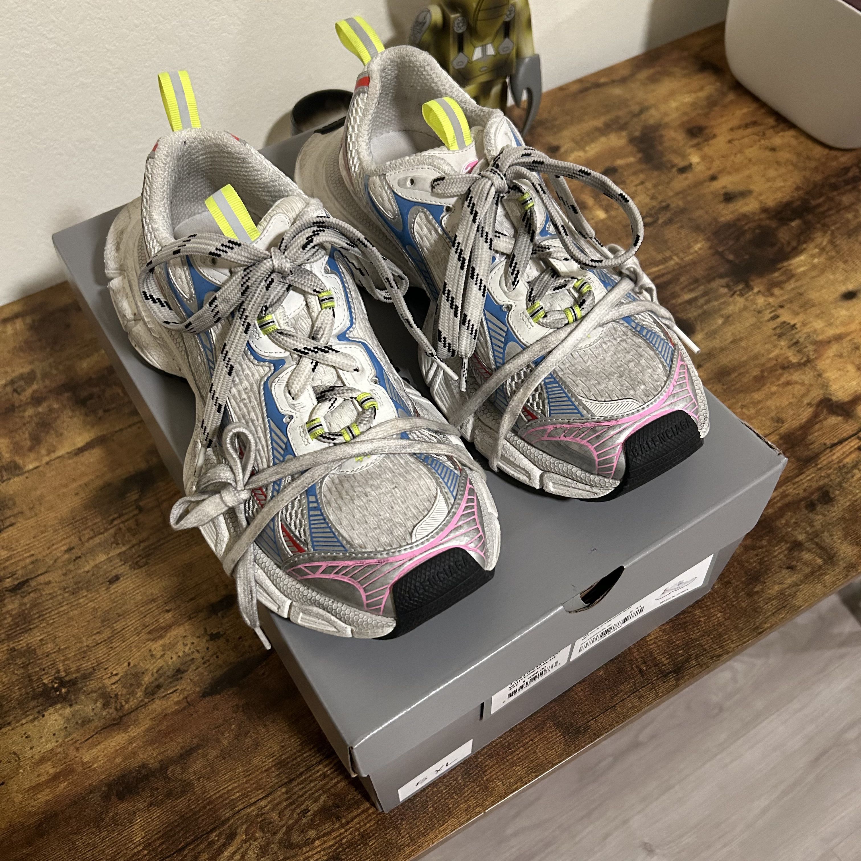 【関税&送料込】Balenciaga Multicolor Canvas 3Xl Sneakers Balenciaga Balenciaga multicolor 3xl oversized sneaker | Grailed
