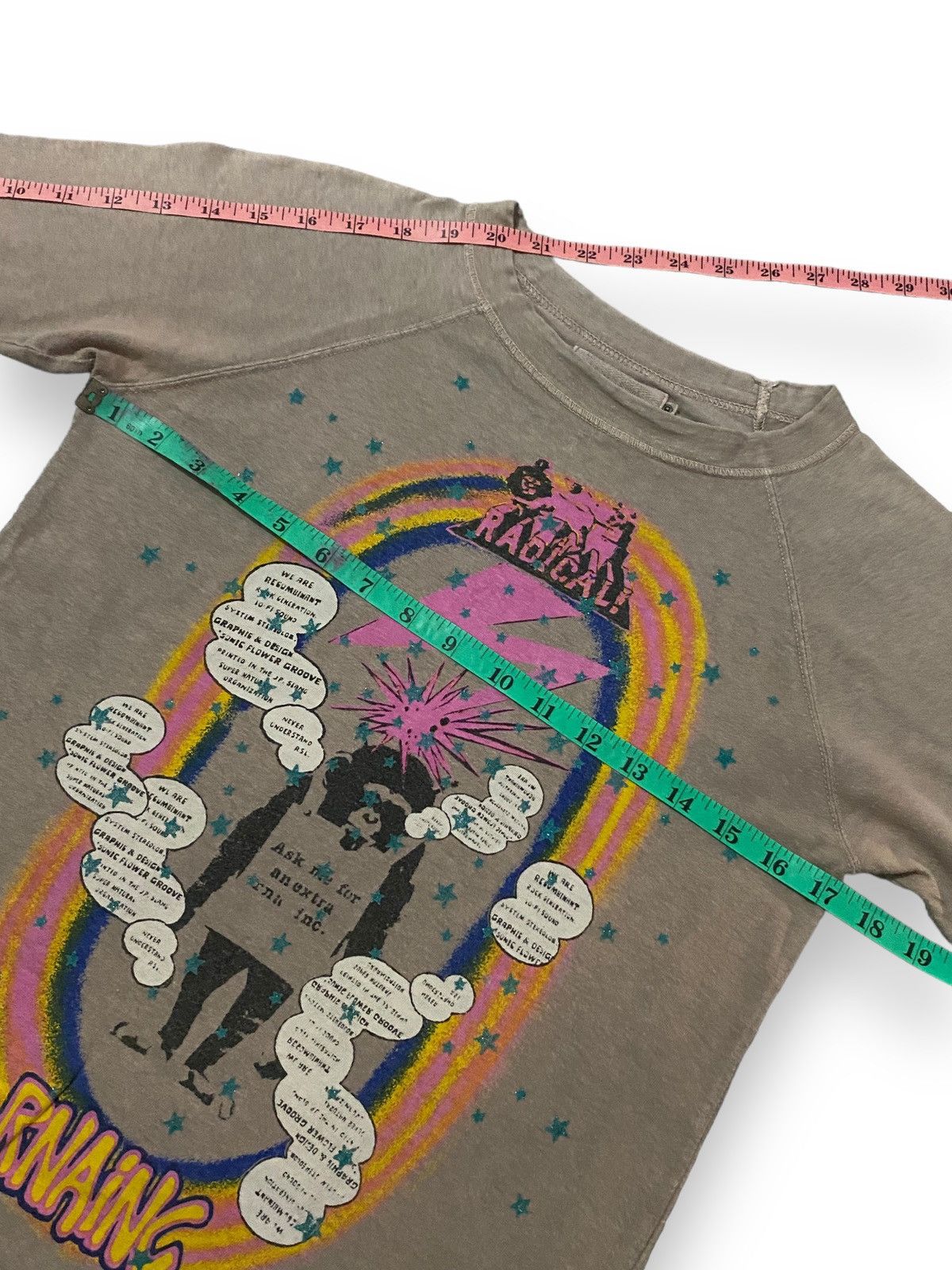 20471120 × Hysteric Glamour RNA INC Japan Rainbow Monkey Sonic Flower Groove Longsleeve Size US S / EU 44-46 / 1 - 16 Thumbnail