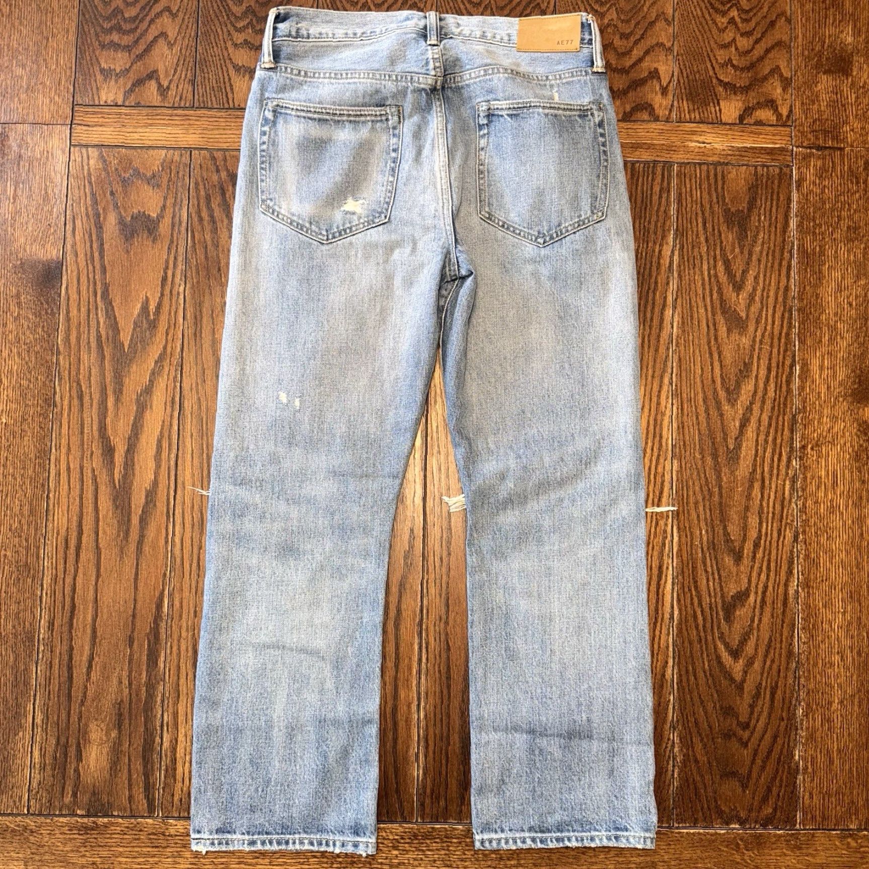 American Eagle Outfitters VINTAGE American Eagle AE77 Jeans Male 28x30 Blue Japanese Selvedge Denim Slim Fit 5-Pocket Mens Jeans Size US 28 / EU 44 - 7 Thumbnail