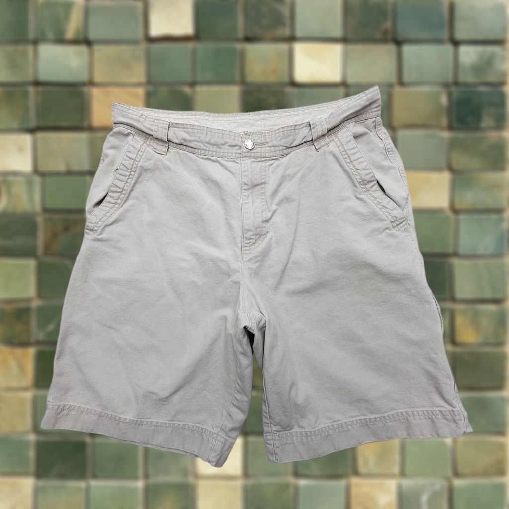 Vintage Columbia Canvas Shorts Mens 36 Ivory Cotton Outdoor Camp Work Casual Travel Size US 36 / EU 52 - 1 Thumbnail