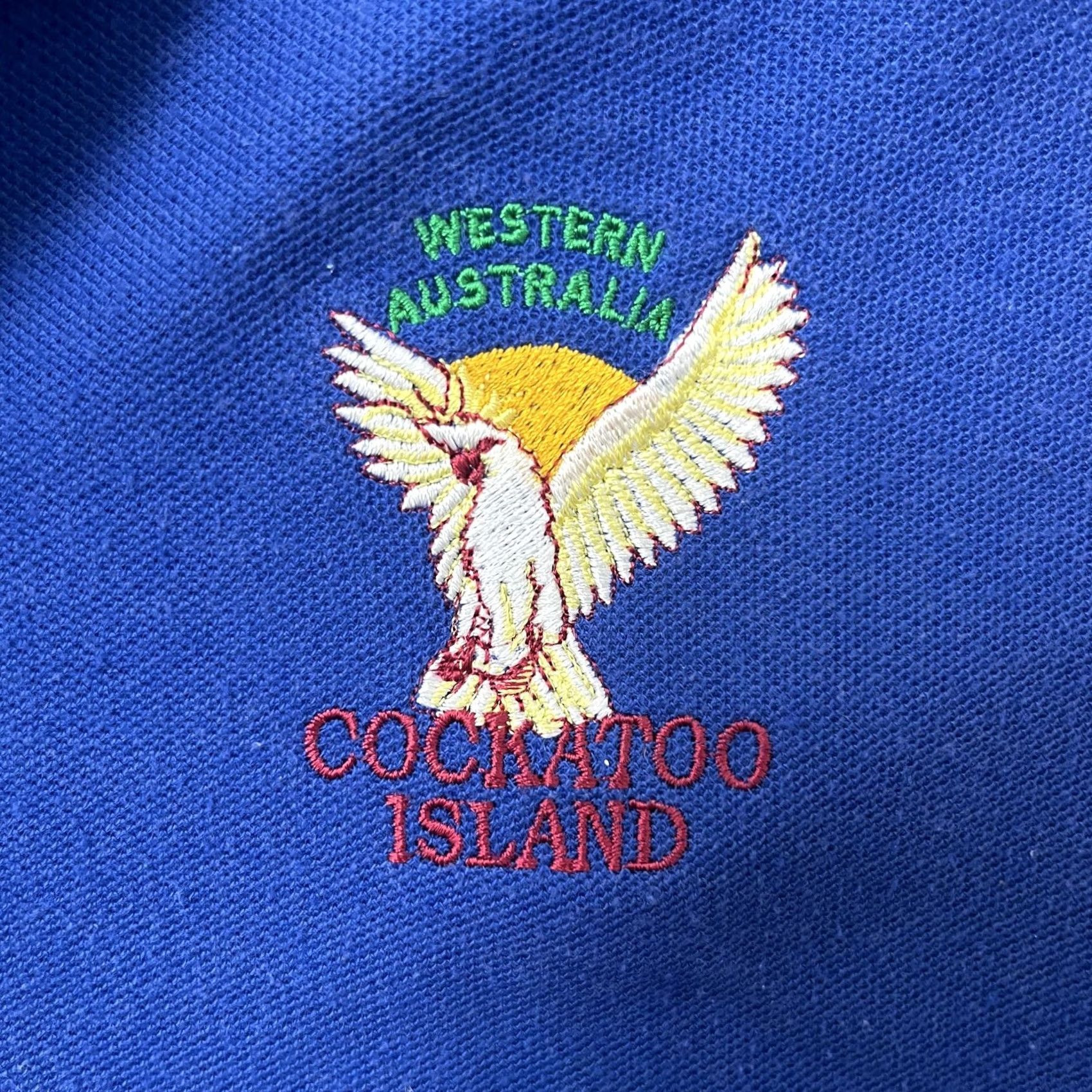 Vintage VINTAGE Cockatoo Island Polo Shirt Mens XL Blue R&R Leisure Wear Western Australia Size US XL / EU 56 / 4 - 2 Thumbnail