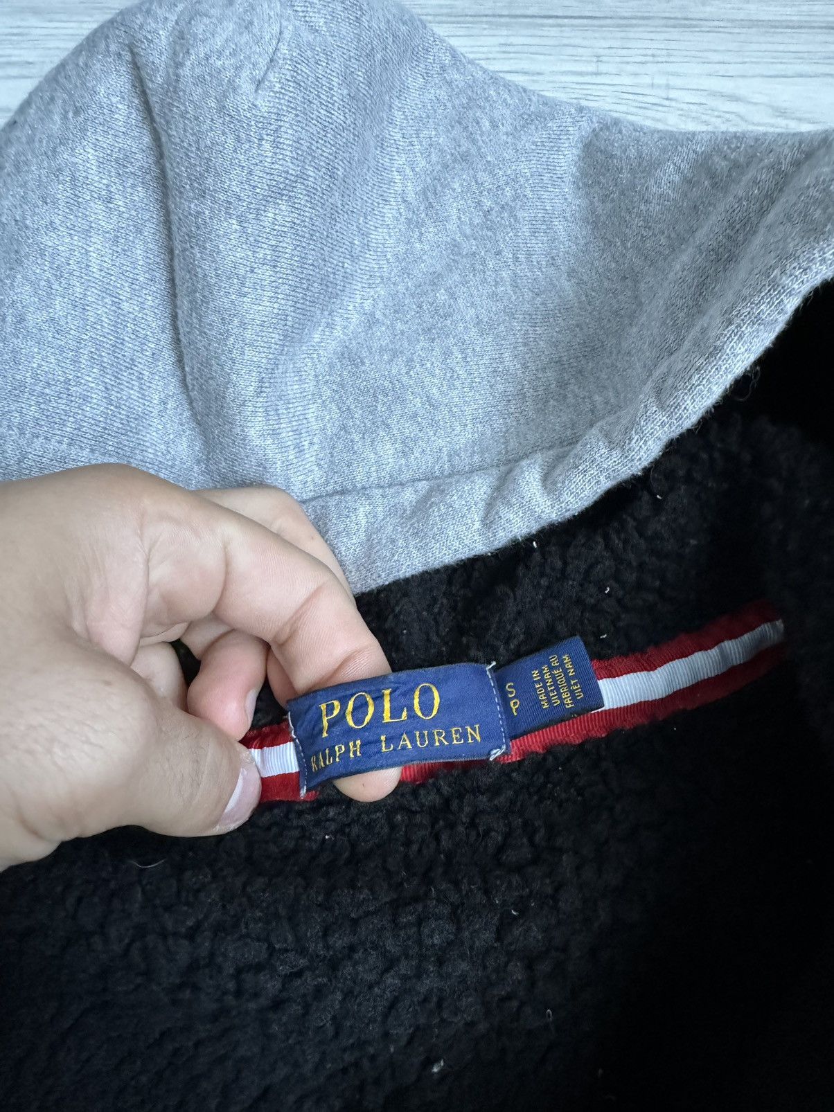 Polo Ralph Lauren 🥶Polo Ralph Lauren Zip Up Hoodie Sherpa Jacket Size US S / EU 44-46 / 1 - 4 Thumbnail