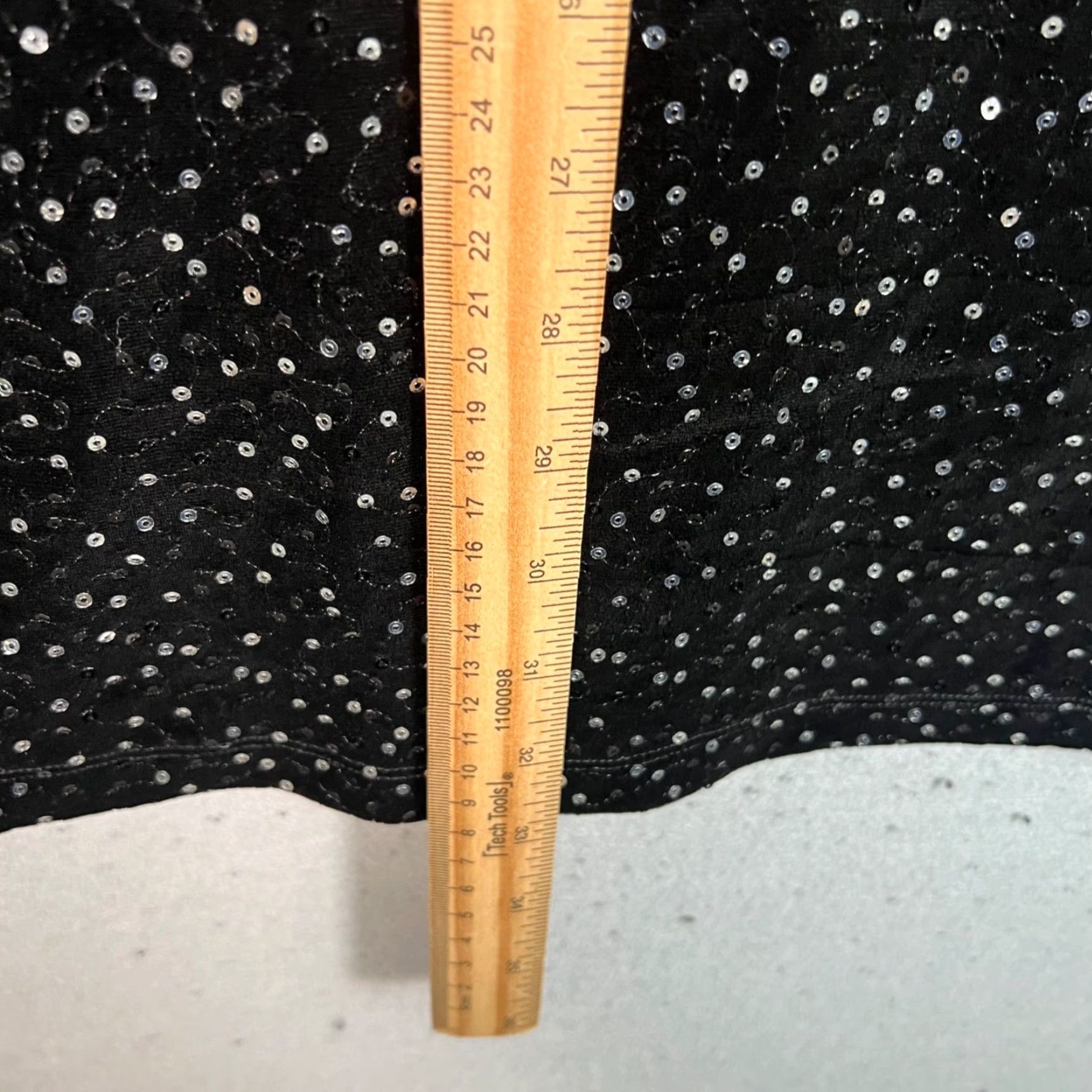 & Other Stories & Other Stories Dress Sequin Mini Long Sleeve Black Womens 6 Party Cocktail Size M / US 6-8 / IT 42-44 - 6 Thumbnail