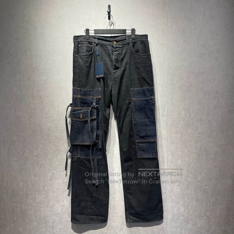 Louis Vuitton Louis Vuitton Bow Made Old Jeans Size US 34 / EU 50 - 1 Thumbnail