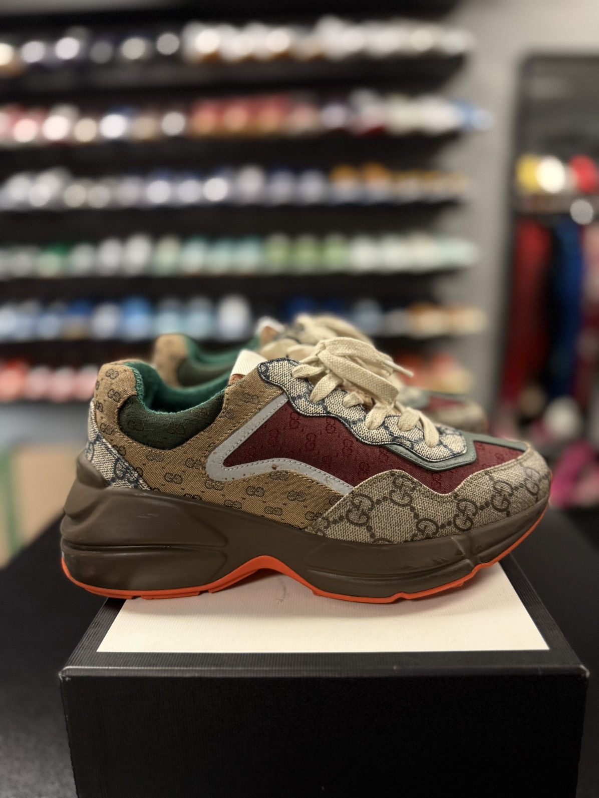 Gucci Gucci Rhyton Women’s Sneakers Size 36/6US 🧼 Size US 6 / IT 36 - 1 Thumbnail