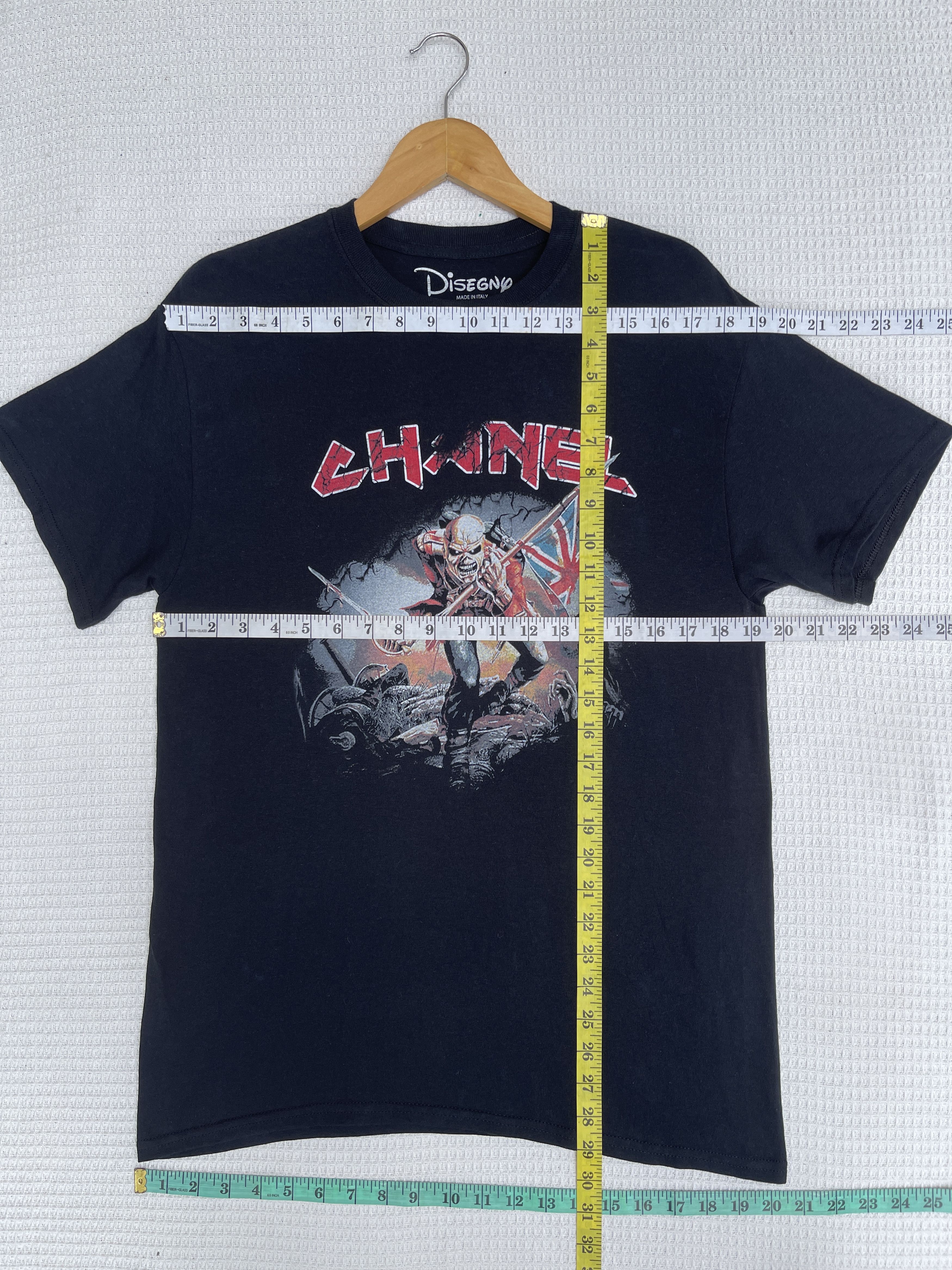 Last Drop🔥Rare🔥Designer Chanel x Iron Maiden Band T-Shirt
