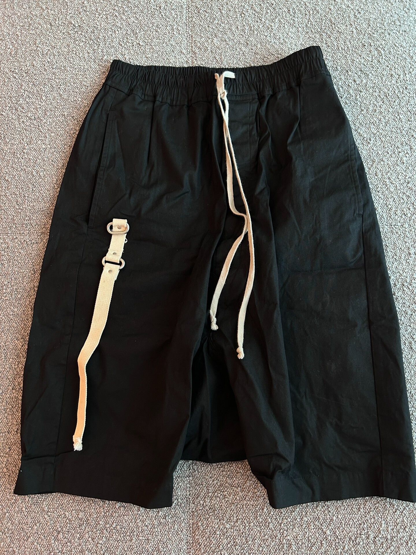 Rick Owens Rick Owens Black Cargo Pants Size US 26 / EU 42 - 1 Thumbnail