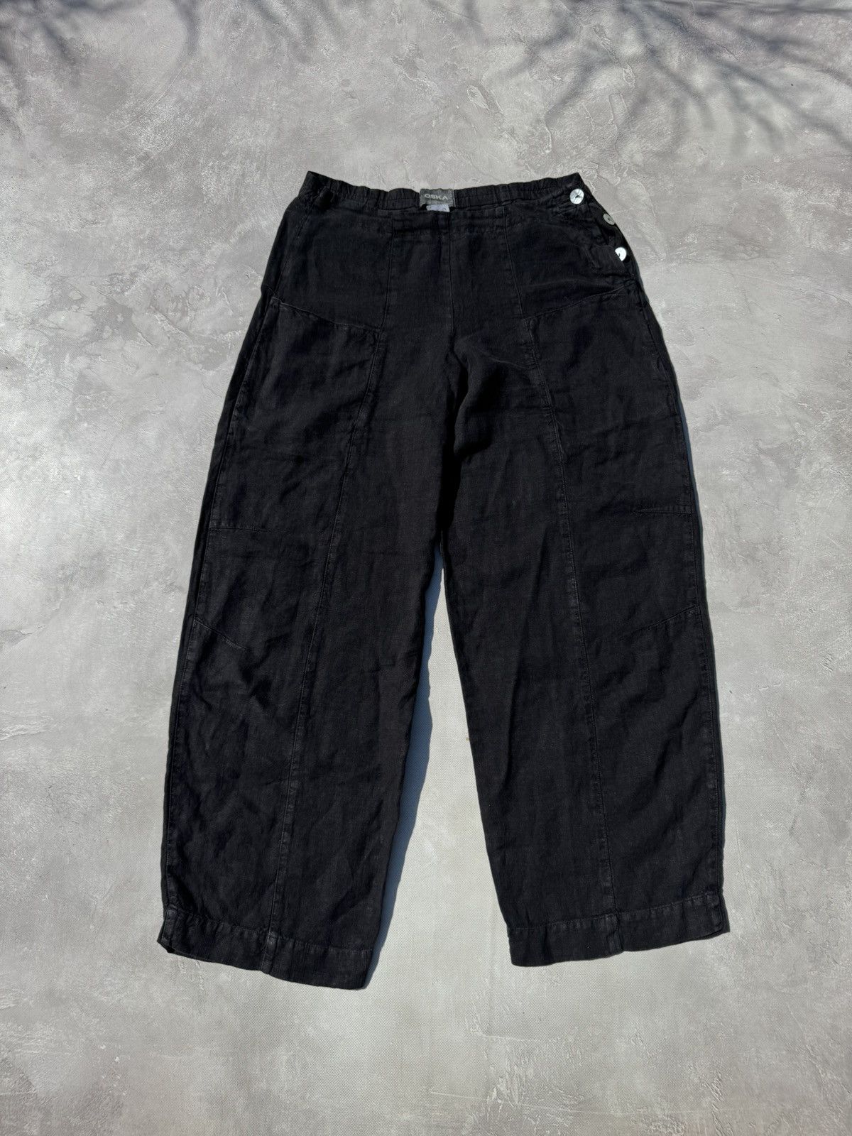 OSKA Vintage OSKA Linen Baggy Pants Size 1 Size 30" / US 8 / IT 44 - 1 Thumbnail