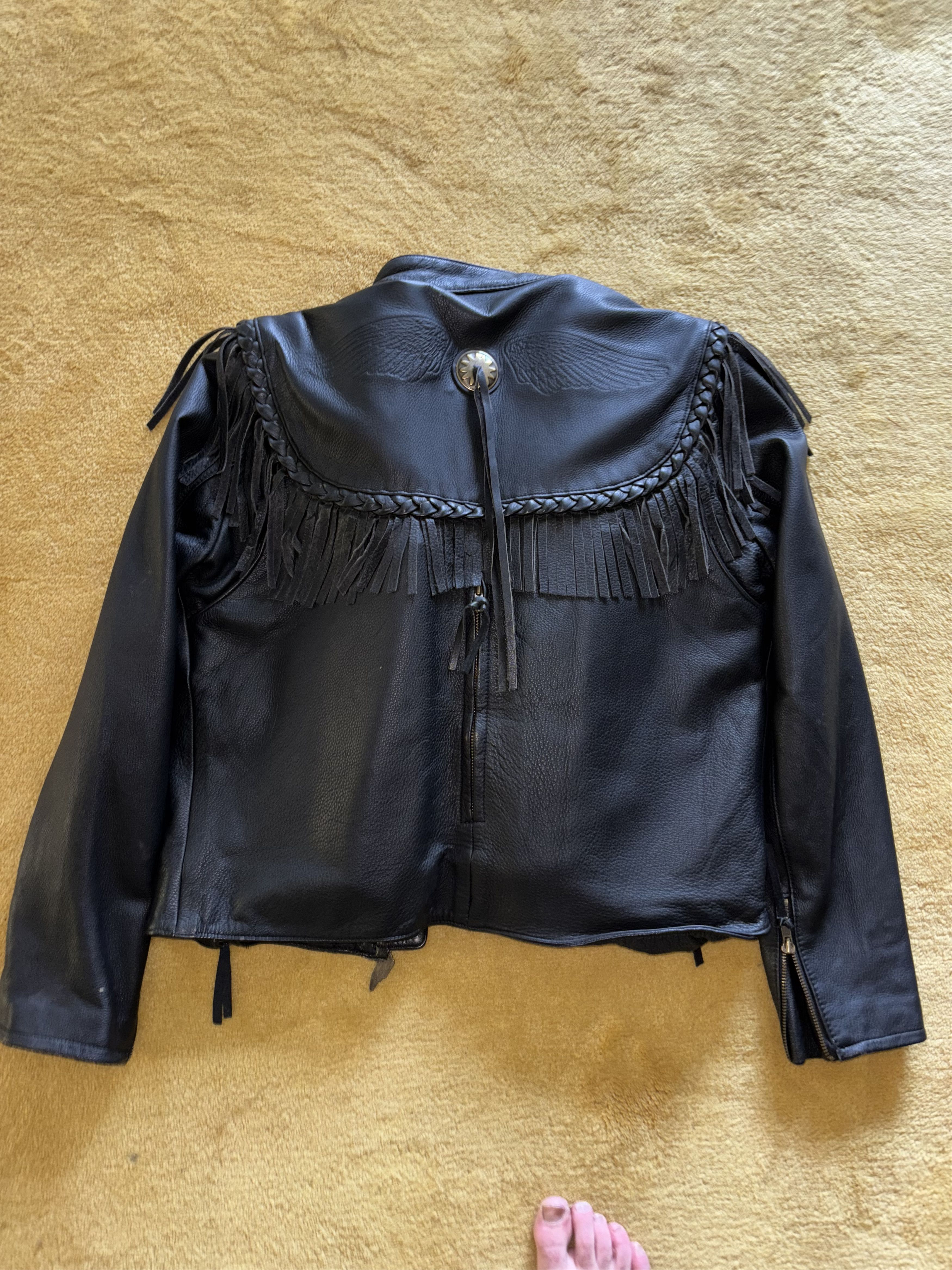 Harley Davidson Harley-Davidson Willie G Leather Fringed Motorcycle Jacket Size M / US 6-8 / IT 42-44 - 2 Thumbnail