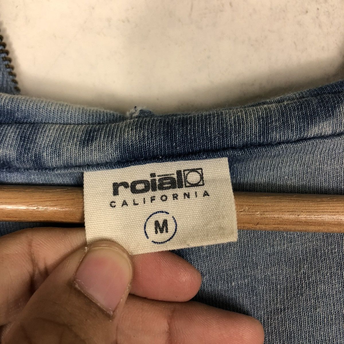 Japanese Brand 📌ACID WASH BIKER ZIPPER JACKET ROIAL CALIFORNIA Size US M / EU 48-50 / 2 - 21 Thumbnail