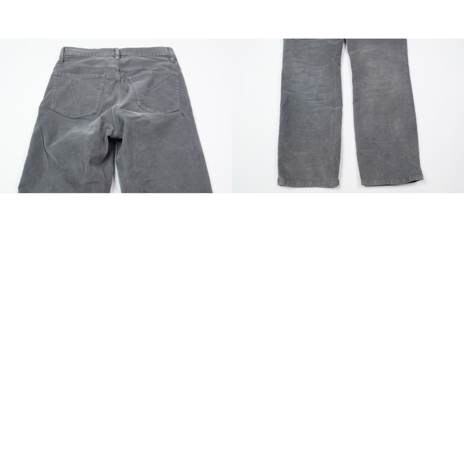 J.Crew J.Crew Slim Straight Corduroy Pants Womens 28 Gray High Rise Stretch Trousers Size 28" / US 6 / IT 42 - 8 Thumbnail