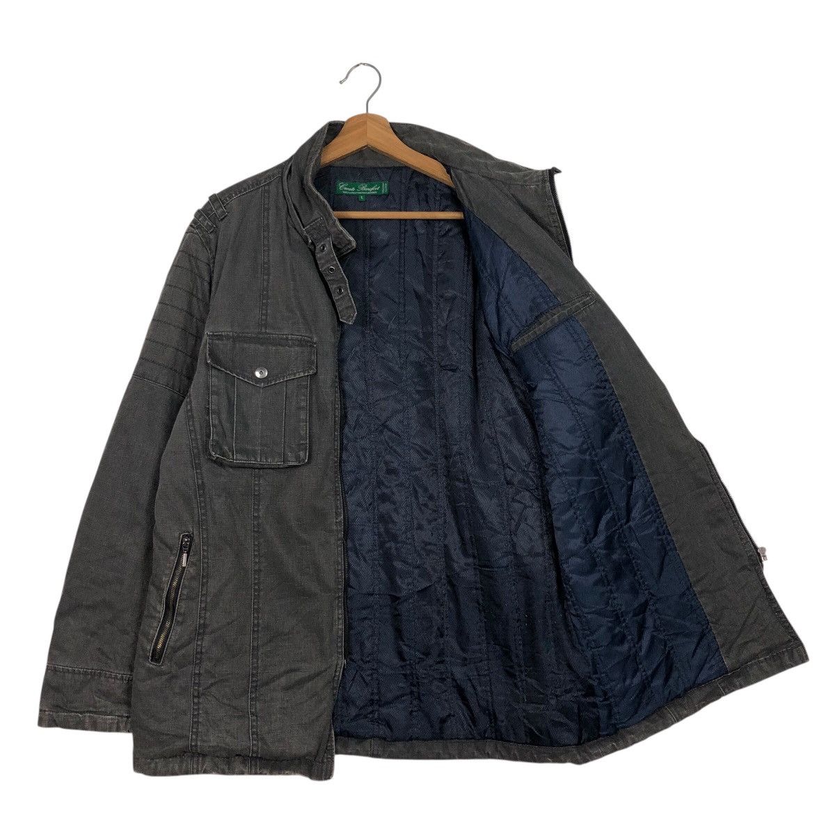Japanese Brand 📌Vintage Biker Chore Jacket Create Barefoot Issey Miyake Size US L / EU 52-54 / 3 - 12 Thumbnail