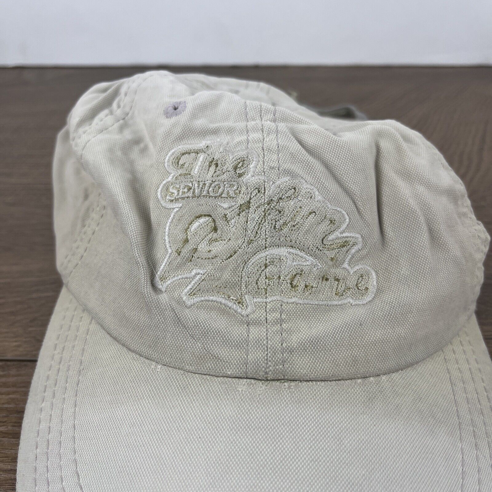 Other The Senior Game Hat Tan Brown Hat Adjustable Adult Size Hat Size ONE SIZE - 5 Thumbnail