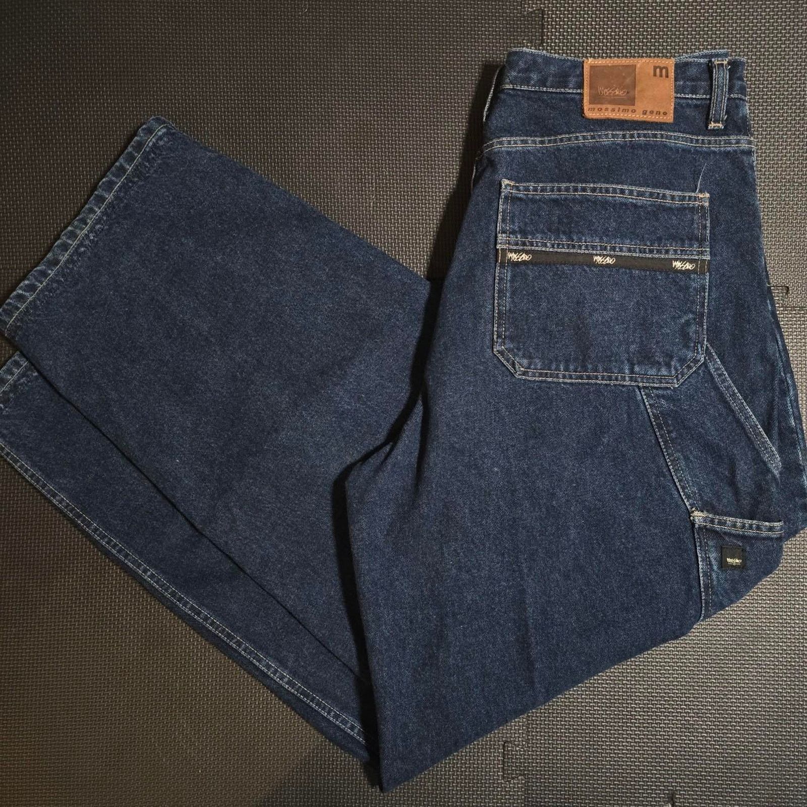 Mossimo Vintage 2000s Super baggy Mossimo Gene Skater jeans 36x32 Size US 36 / EU 52 - 1 Thumbnail