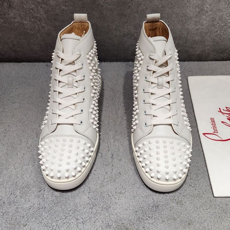 Louis Vuitton Louis Vuitton Stylish White High-Top Sneakers - Size US 11 / EU 44 - 2 Thumbnail