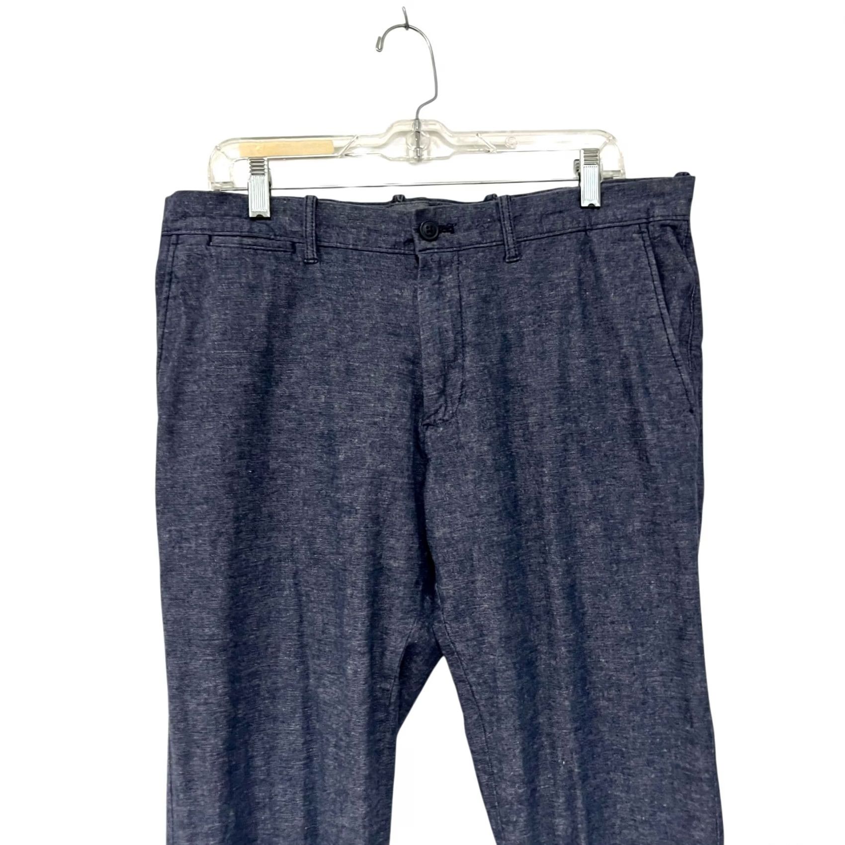 J.Crew J.Crew Pants Mens Straight Fit Blue Chinos Cotton Linen 35x32 Pants Mens Blue Chinos Casual 90s? No, remove. Size US 35 - 3 Thumbnail