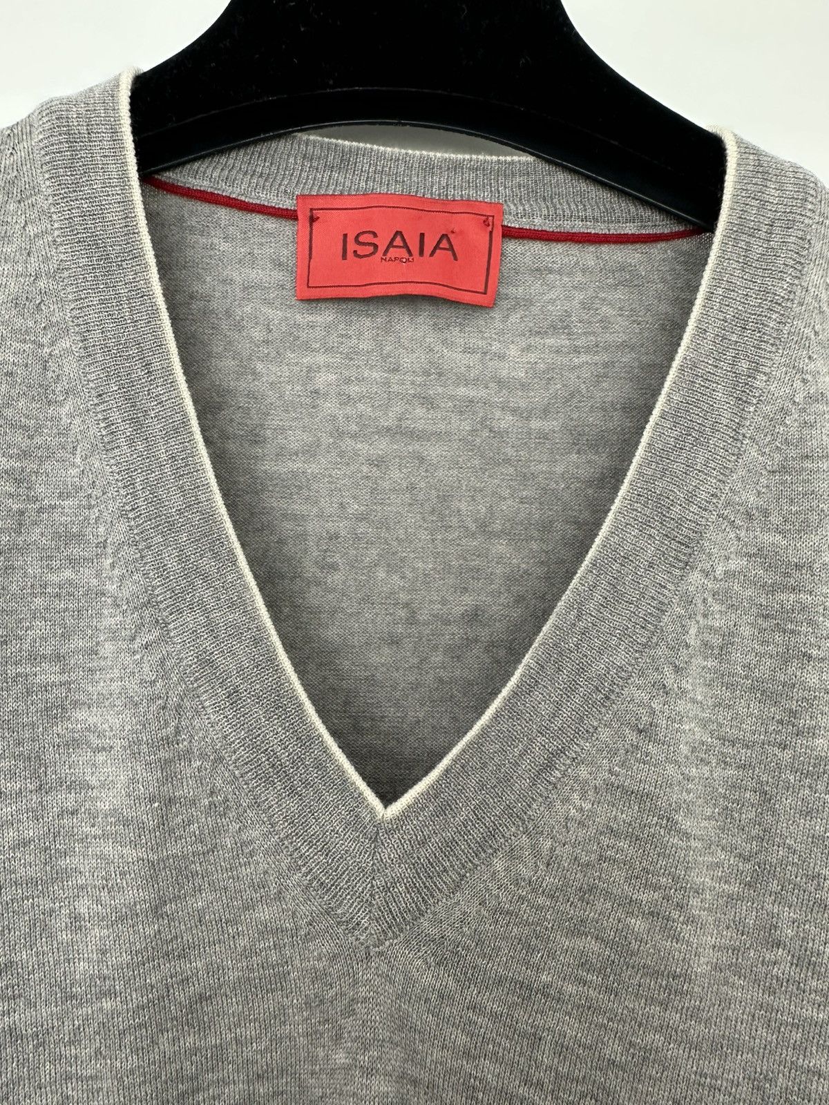 Isaia Isaia Lightweight knitted sweater size XL Size US XL / EU 56 / 4 - 4 Thumbnail