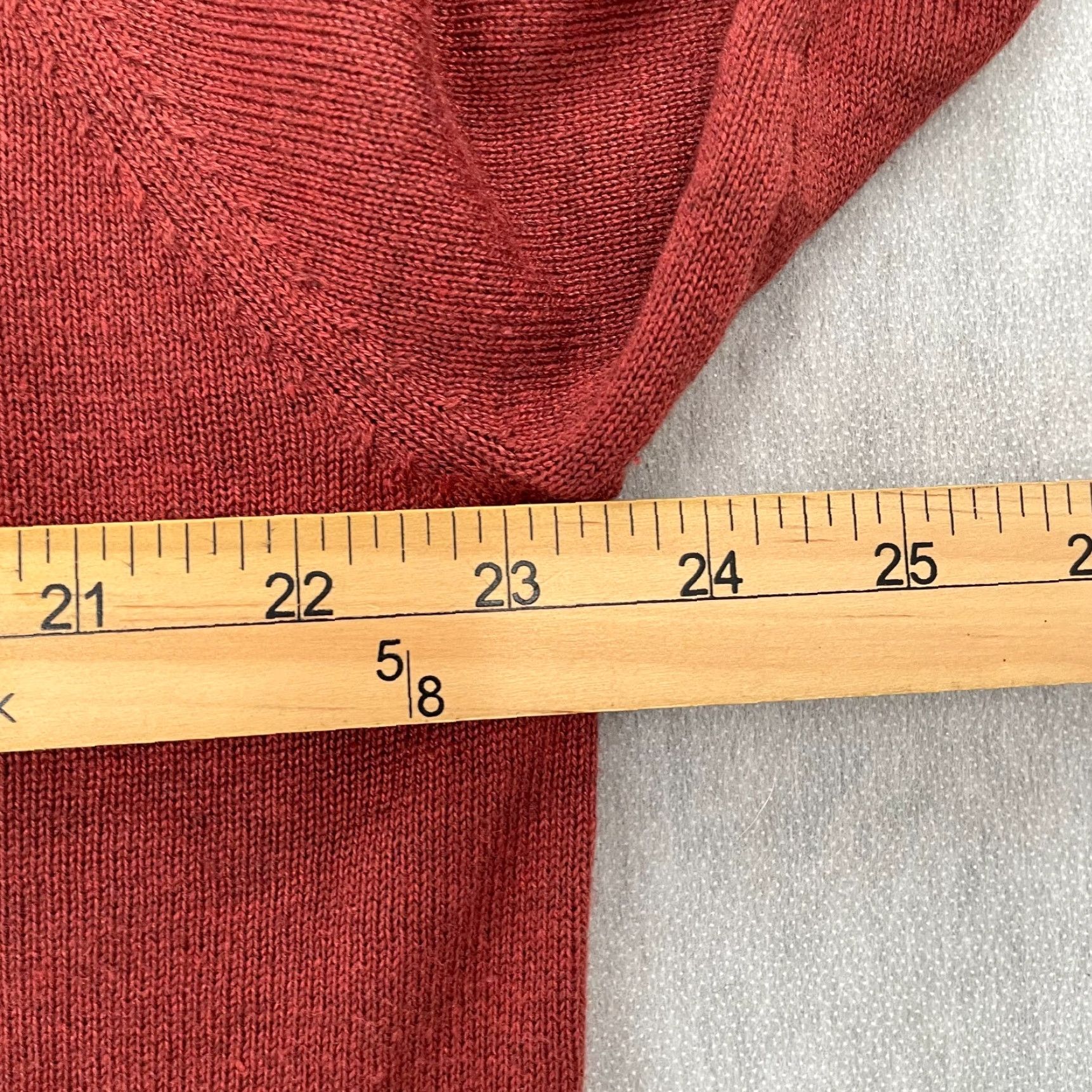 Peter Millar Peter Millar Cashmere Cotton Silk Sweater Pullover Adult Large Orange Solid Long Sleeve V-Neck Golf Mens Size US L / EU 52-54 / 3 - 7 Thumbnail