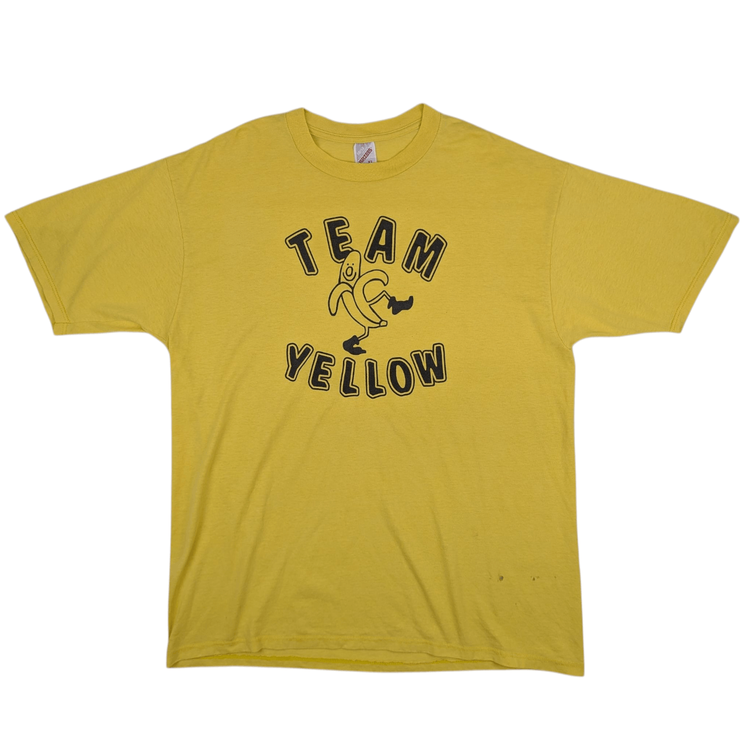 Jerzees Vintage 90's JERZEES Team Yellow Banana Graphic T-Shirt Size US XL / EU 56 / 4 - 2 Thumbnail