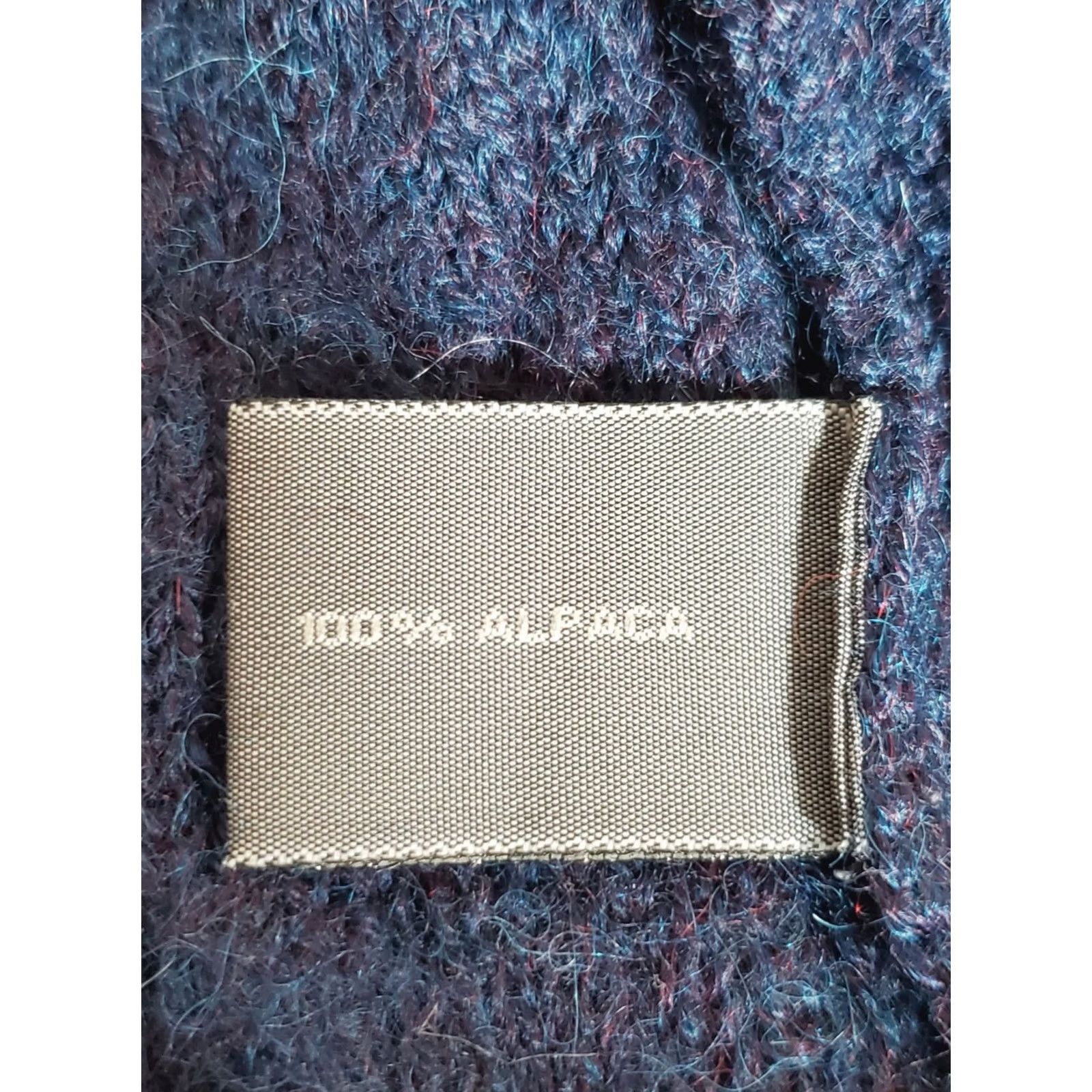 Talbots Talbots Mens 100% Alpaca Wool Zip Neck Cable Knit Sweater Blackwatch Size XL Men’s Pullover Size US XL / EU 56 / 4 - 6 Thumbnail