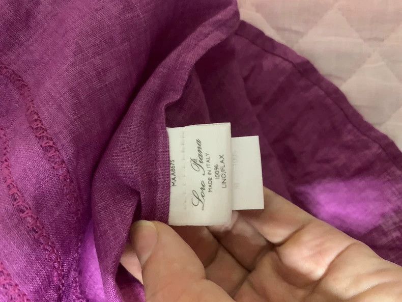 Loro Piana LORO PIANA Pure linen shirt Size S / US 4 / IT 40 - 7 Thumbnail