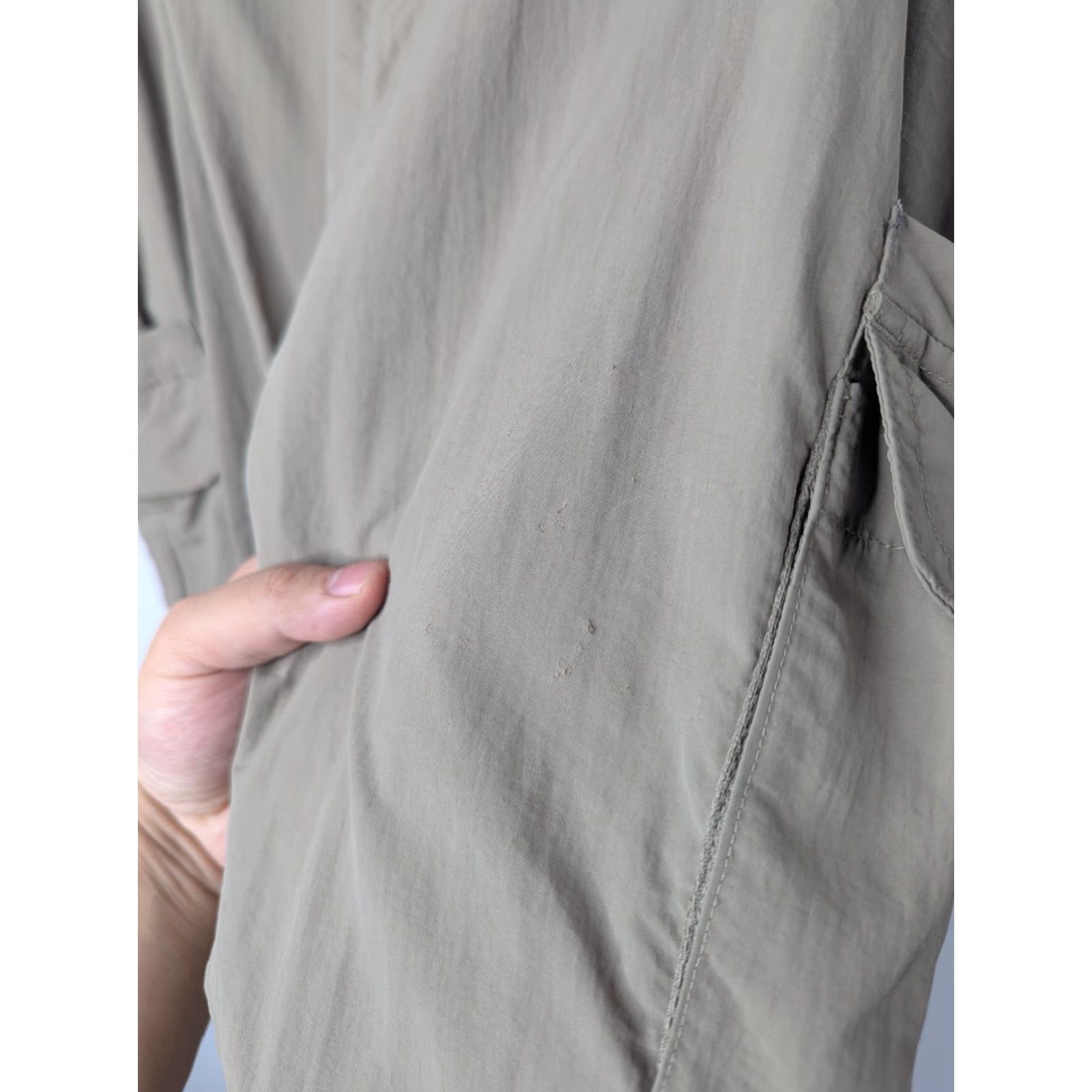 Vintage Cabela's Cargo Pants Mens XL Nylon Convertible Outdoors Classic Fit Tan Straight Front Pants Size US 36 / EU 52 - 2 Thumbnail