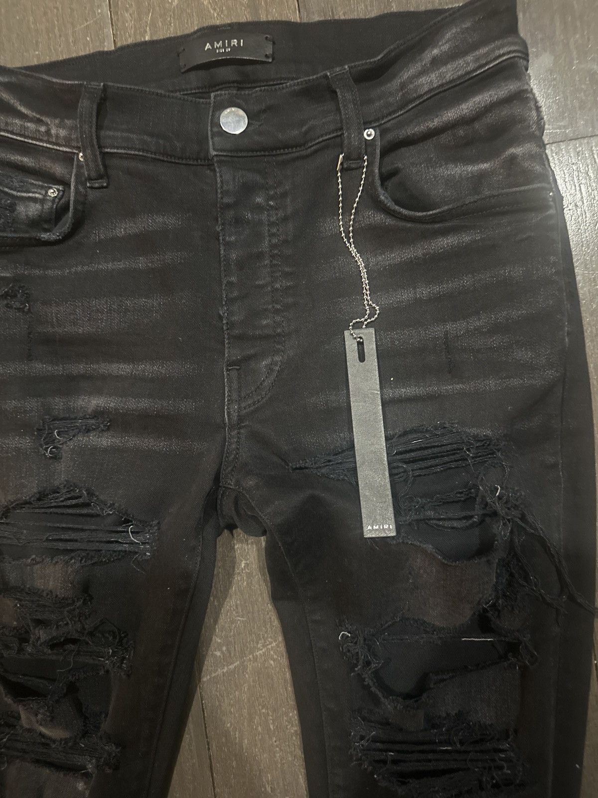 Amiri Amiri jeans distressed black Size US 29 - 2 Thumbnail