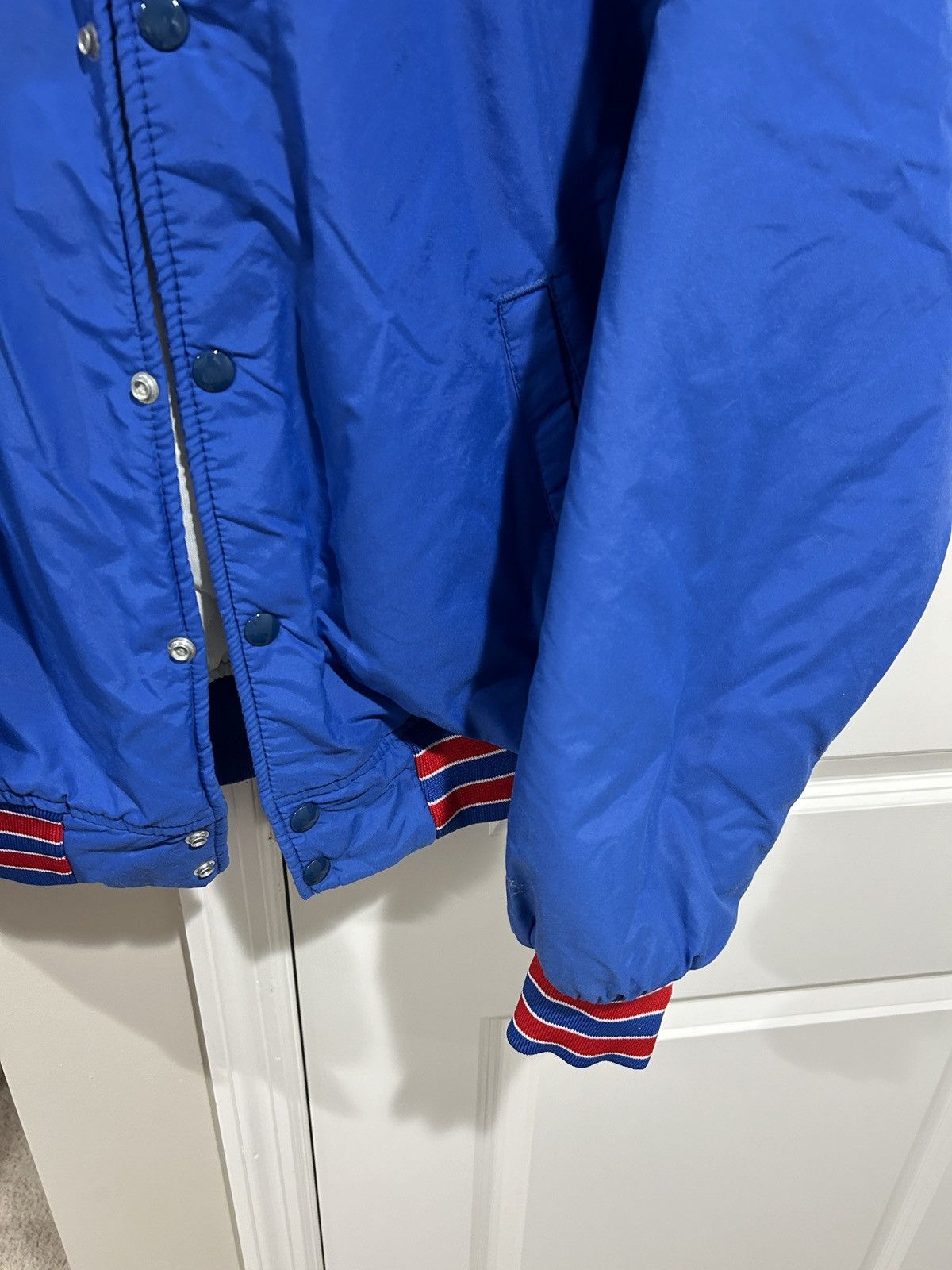 Vintage Vintage 80s 90s Snap Button Bomber Jacket Windbreaker Size US L / EU 52-54 / 3 - 3 Thumbnail