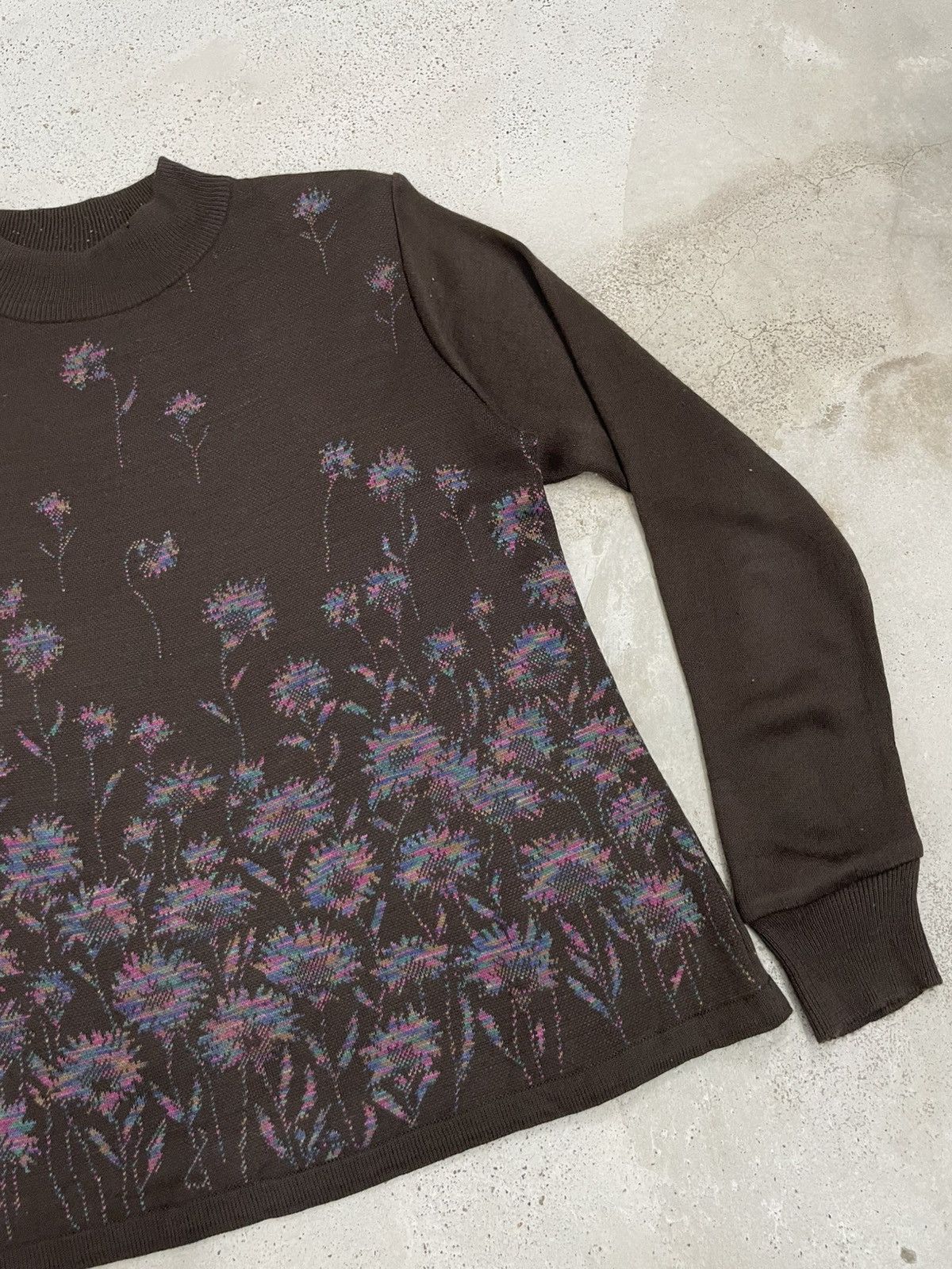 Japanese Brand Pursuit de Ideal Flower Art Monnet Painting Japanese Knitted Size US M / EU 48-50 / 2 - 4 Thumbnail