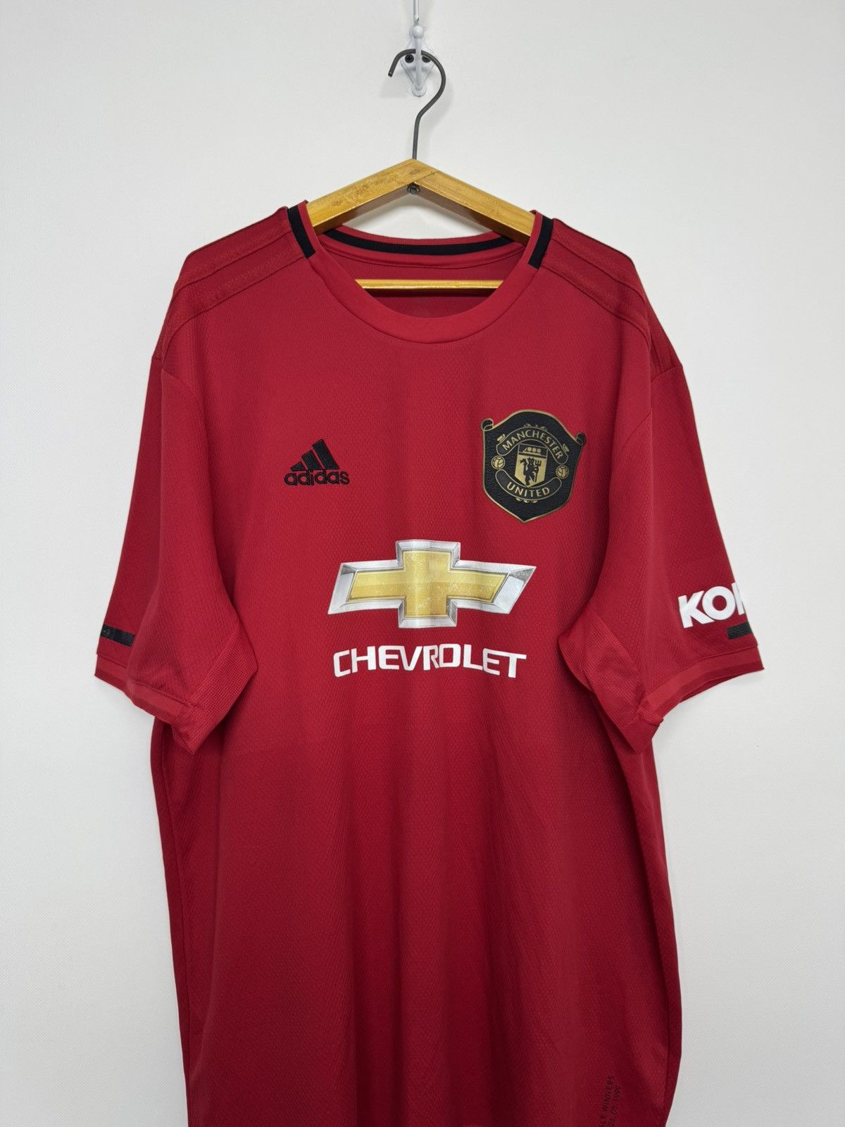 Adidas 2020-2021 Adidas Manchester United Chevrolet Jersey Red Home Size US XXL / EU 58 / 5 - 1 Thumbnail