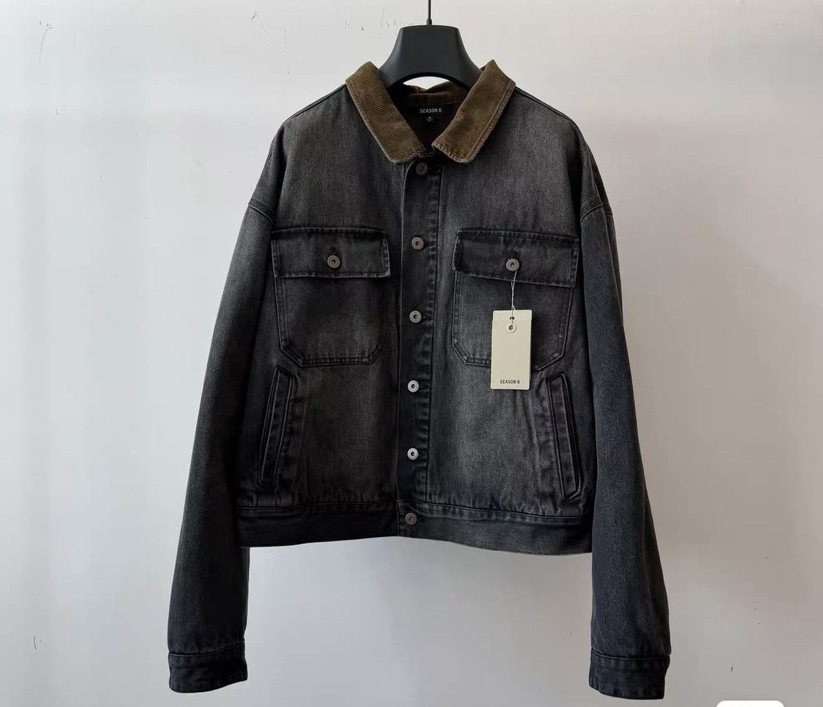 Yeezy Yeezy Season 6 Glacier Denim Jacket | Grailed