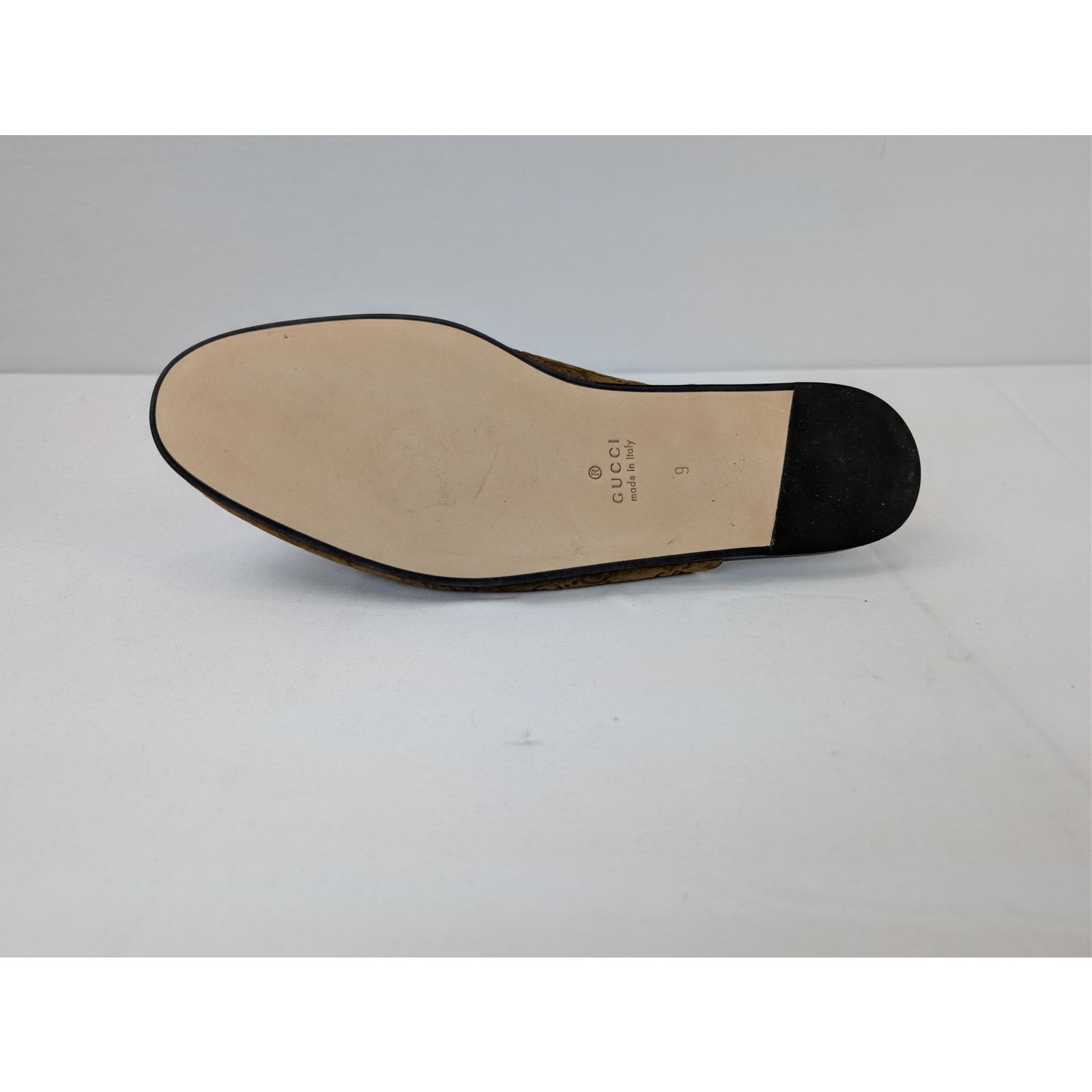 Gucci o1rshd1 men's GG Monogram Horsebit mules Slippers in brown Size US 9.5 / EU 42-43 - 12 Thumbnail