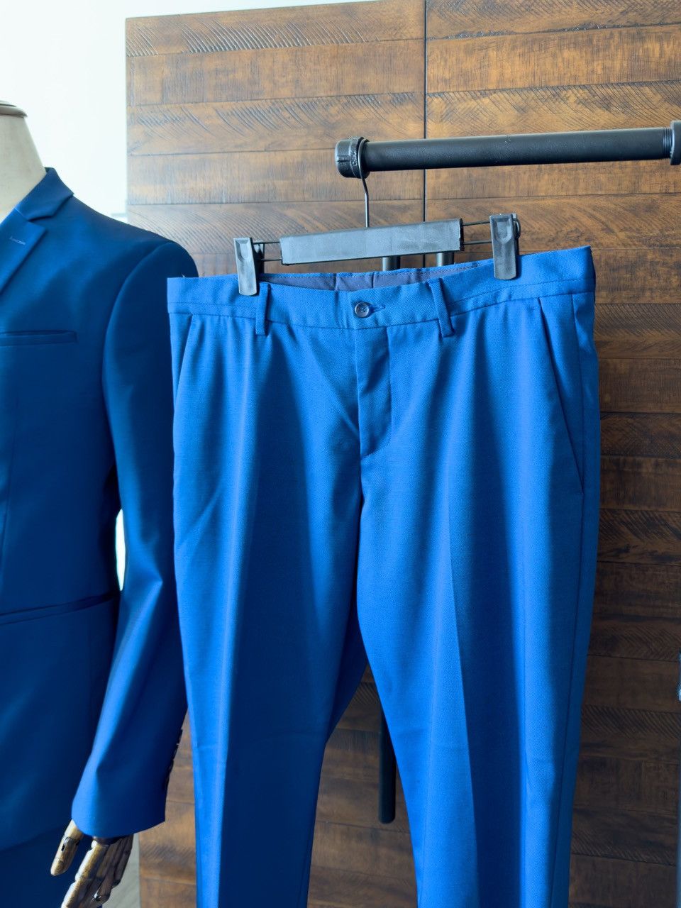 Zara Zara Navy Suit 40 + extra pants 31+32: Like New Size 40R - 6 Thumbnail