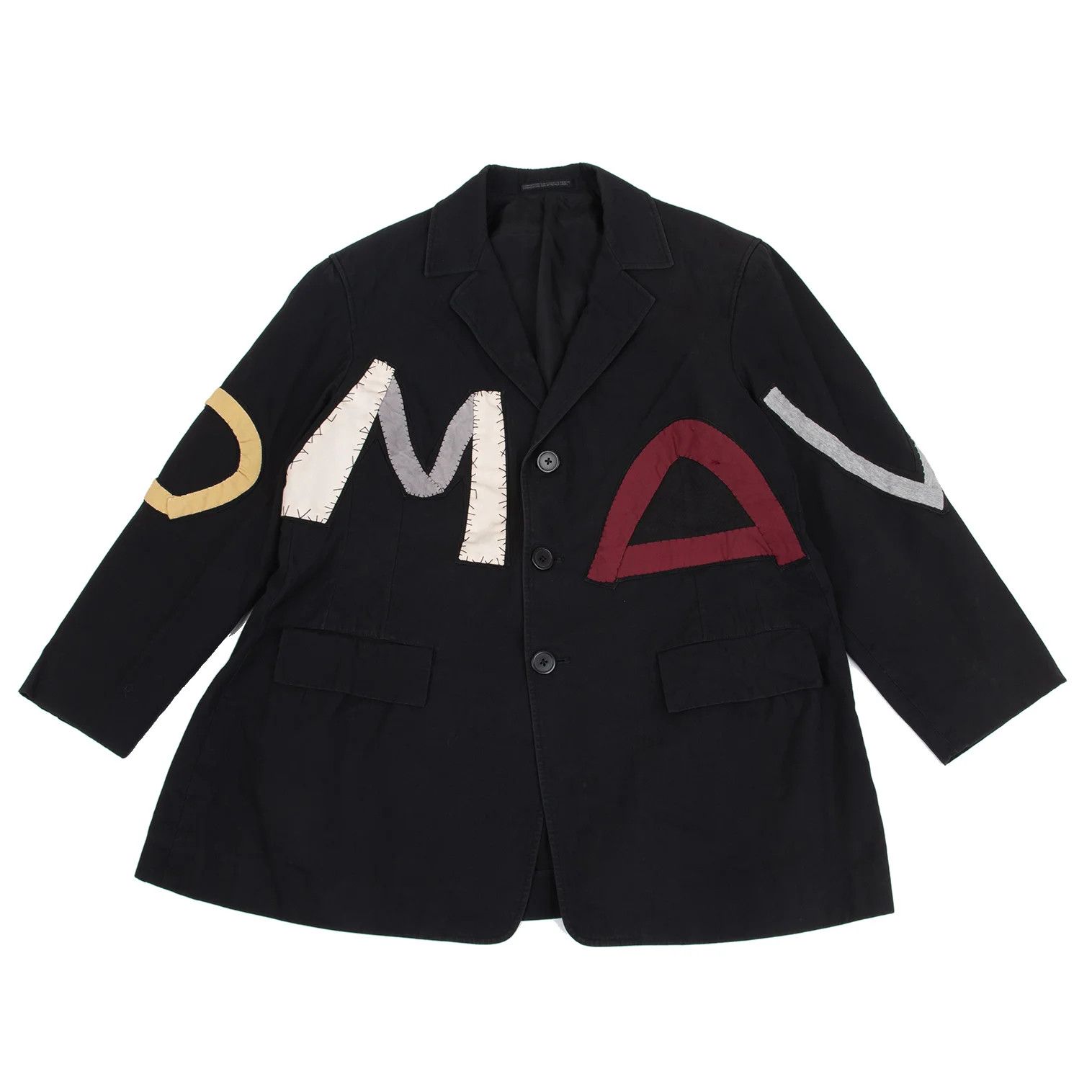 Yohji Yamamoto Yohji Yamamoto Alpha Patch Cotton Jacket Size US S / EU 44-46 / 1 - 1 Thumbnail