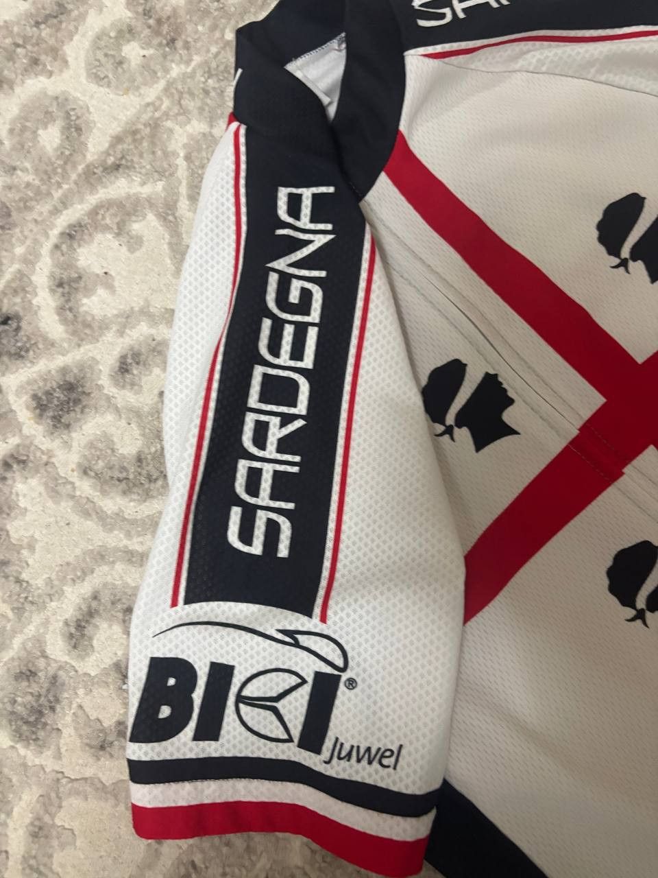 Vintage Rare Marcello Bergamo Italy Sardegna Team Cycling Shirt Size US M / EU 48-50 / 2 - 5 Thumbnail